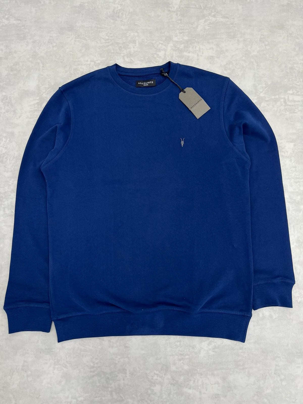 Yeni Sezon  Basic Mini Logo Navy Blue Sweatshirt