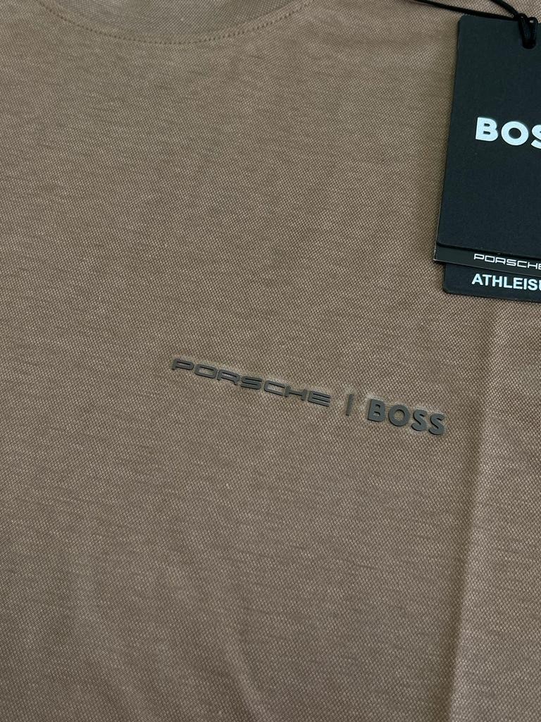 Porche x Bss Logo Clima Cool (Nefes Alan) Cream T-shirt