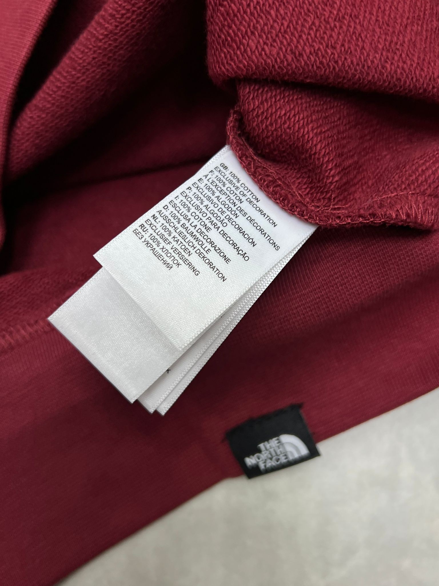 Basic Mini Logo Classic Bordo  Sweatshirt