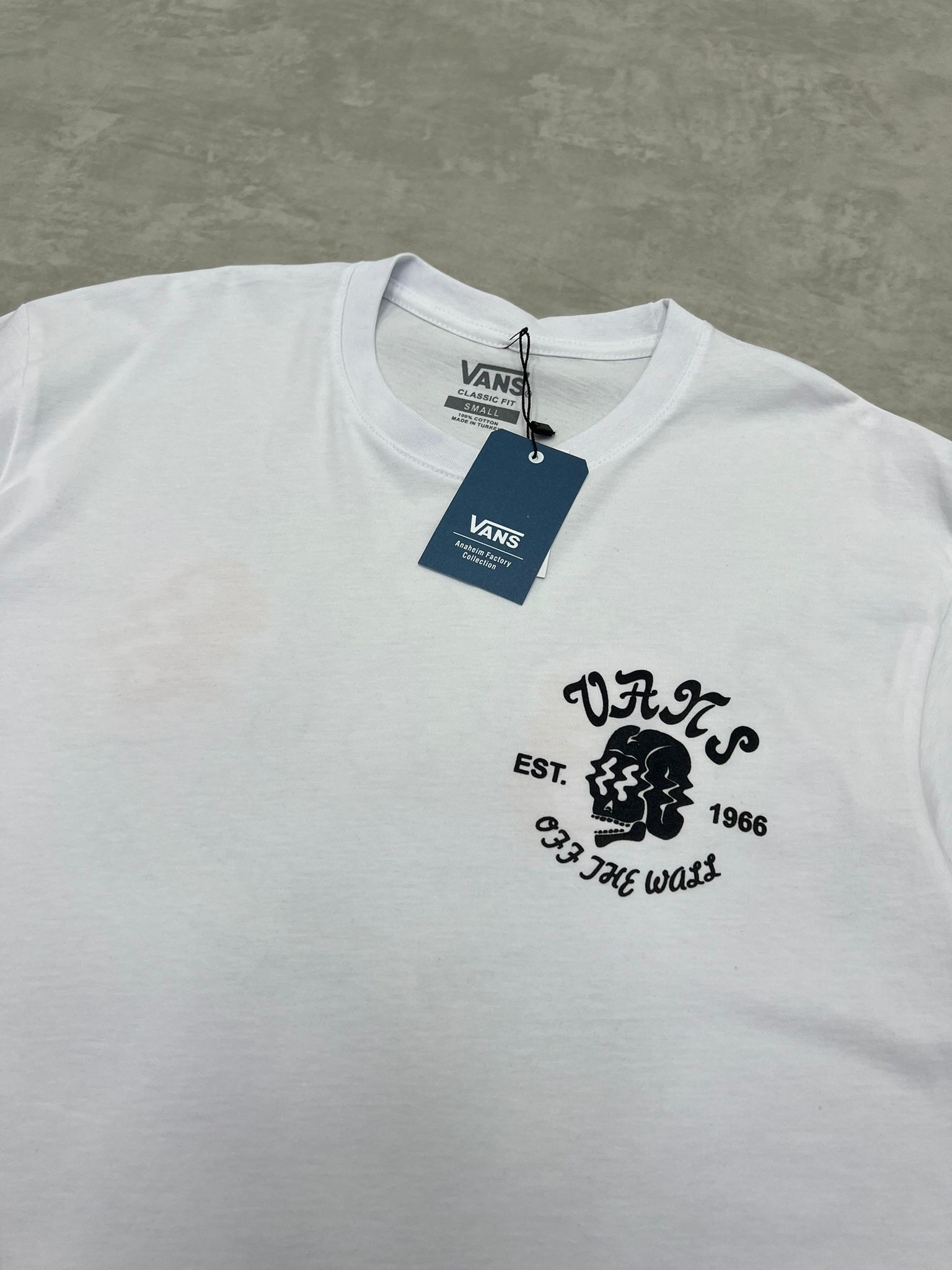 Custom Classic  Of The Wall Back Print Cream T-shirt
