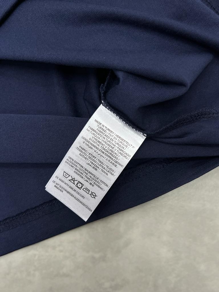 Navy Blue Full Nakış American Sportswear Icon Mid T-shirt