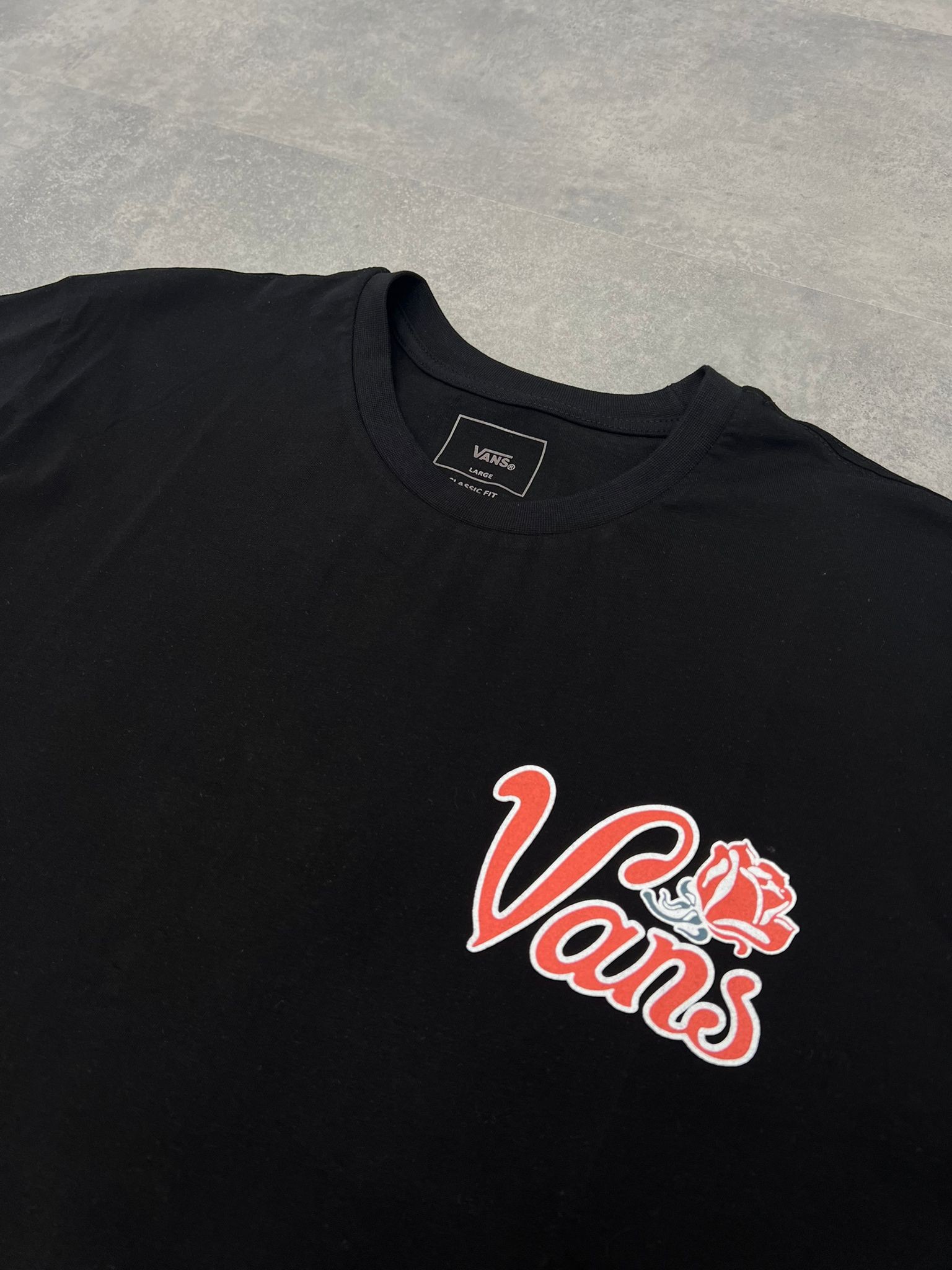 Yeni Sezon Back To Print Old Skool Black T-shirt