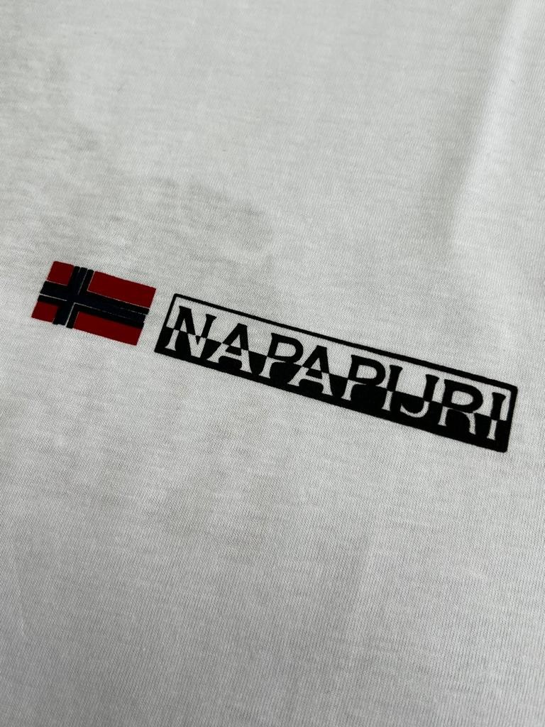 Mountain  Mini Logo White T-shirt