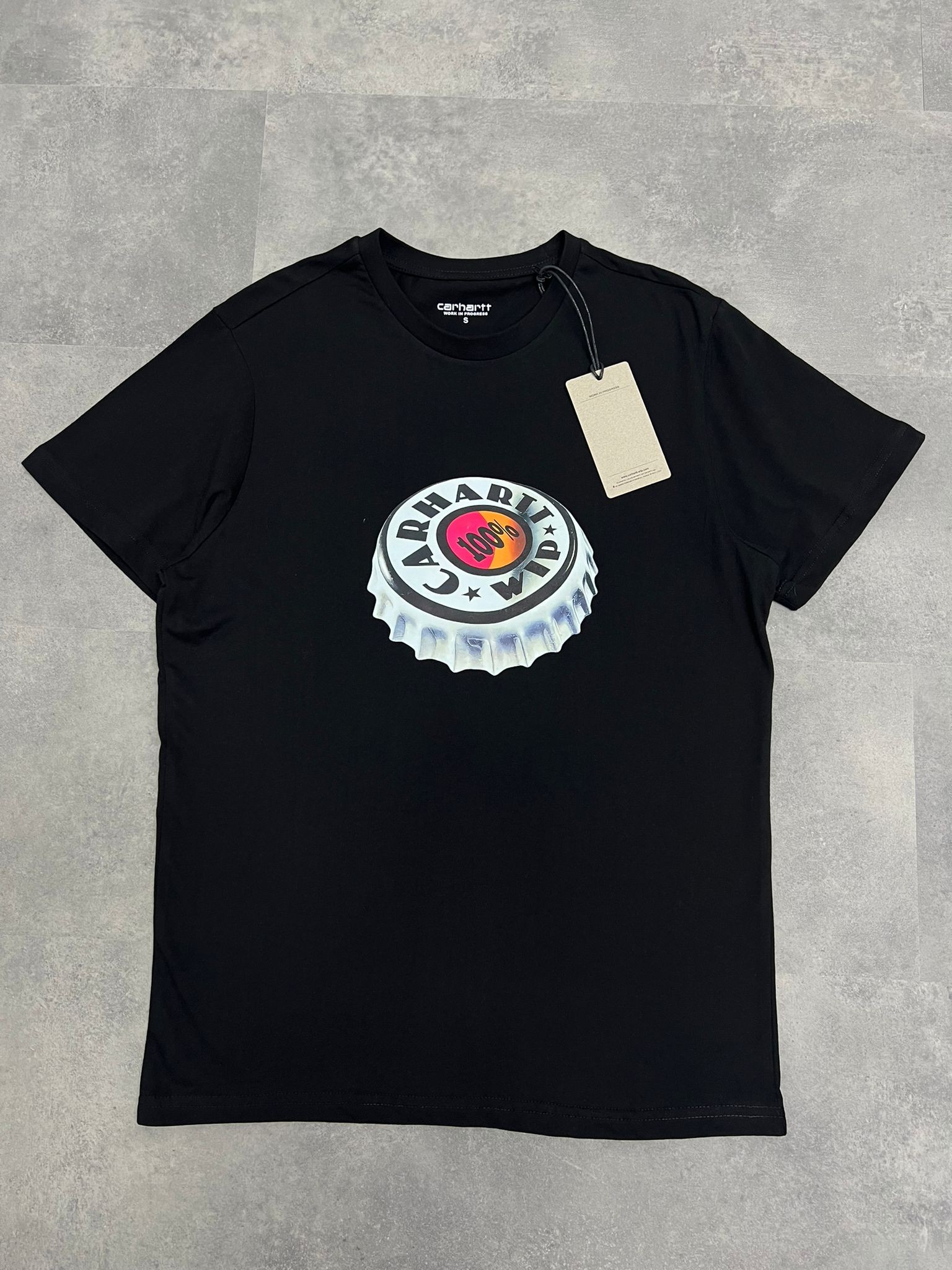 Yeni Sezon Soda Cap Mid Icon Logo Black T-shirt