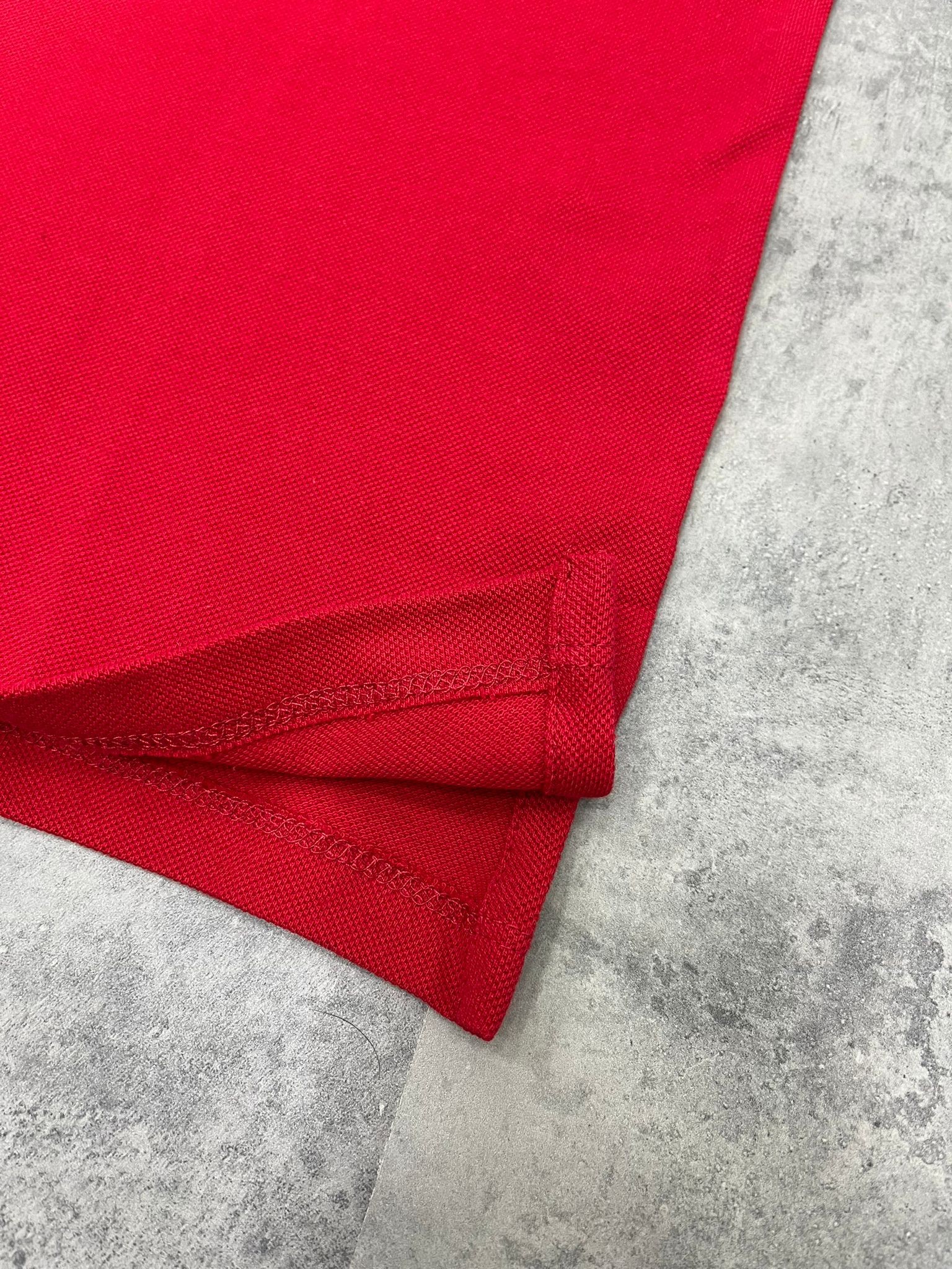 Yeni Sezon Basic Ceast Mini Logo Red T-shirt