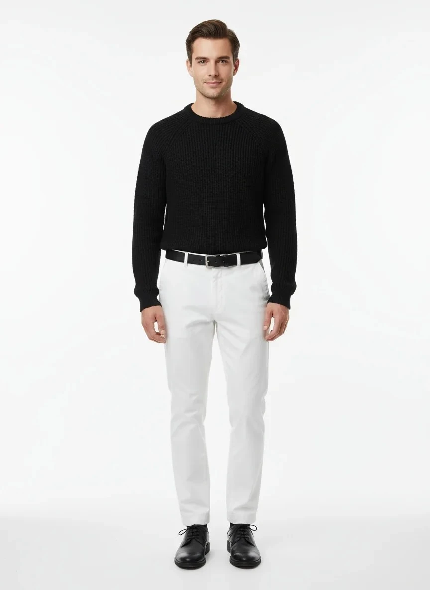 Yeni Sezon Premium Özel Örgü Kalın Pamuk Kazak