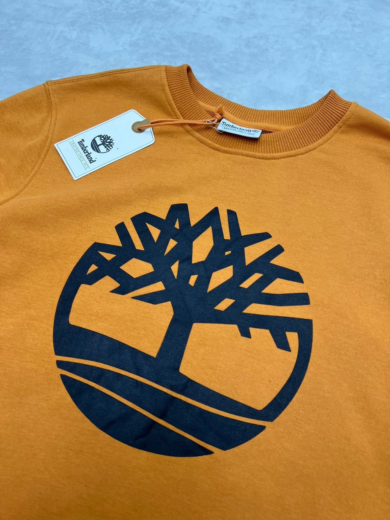 Mid Icon Logo Woden Light Orange Sweatshirt