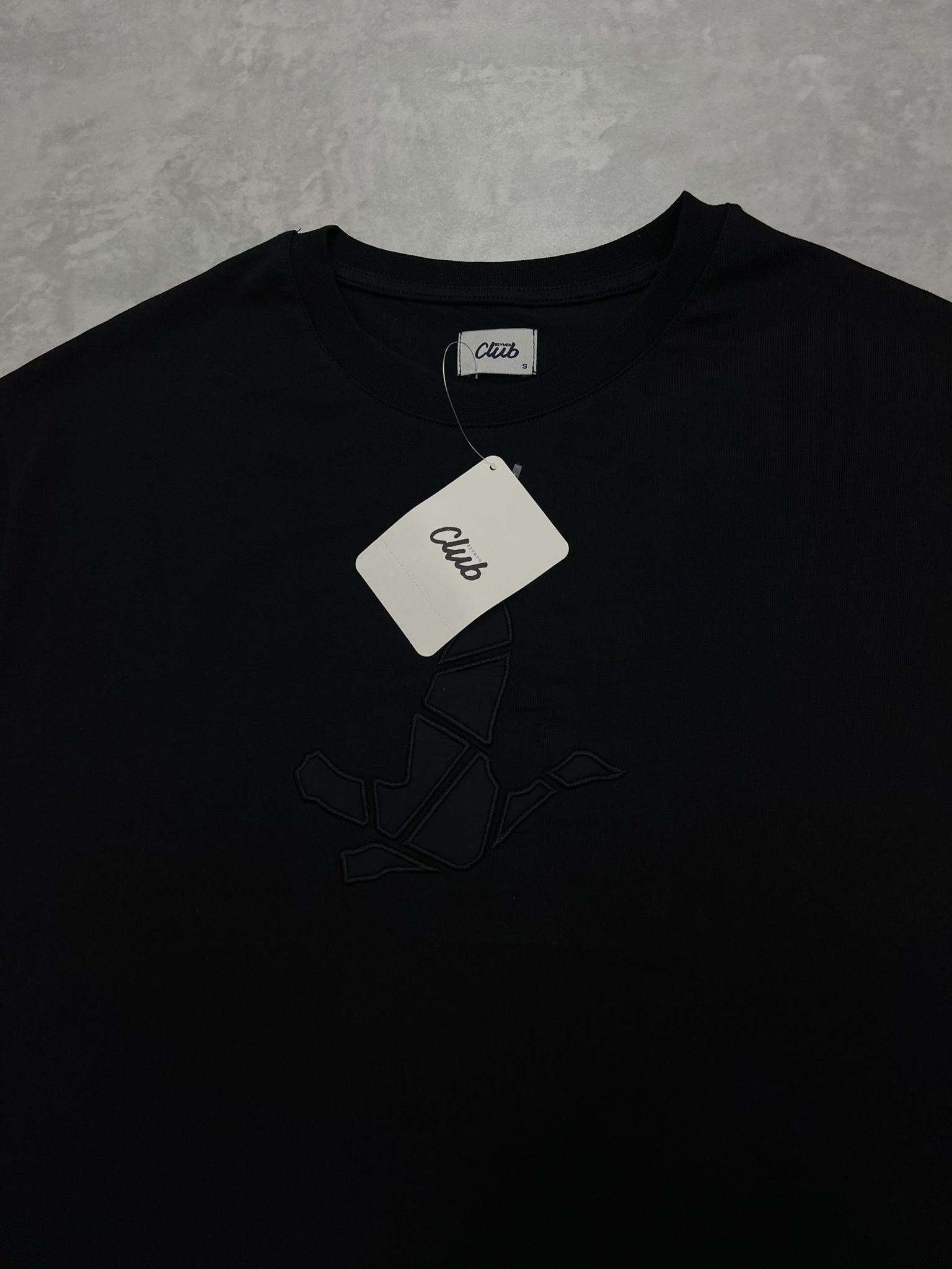 Mid Birds Logo Black T-shirt