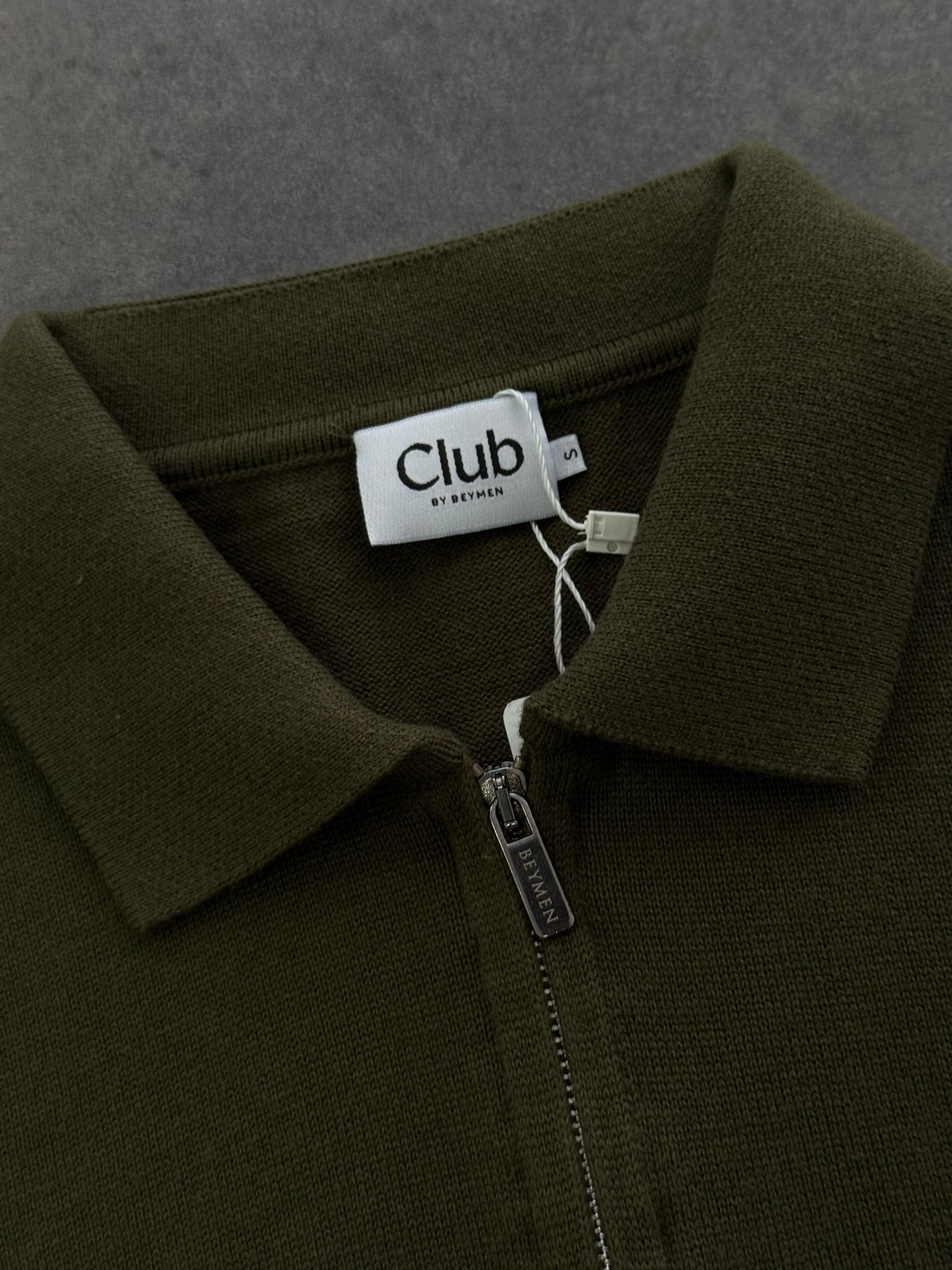 Yeni Sezon Premium Triko Yarım Fermuarlı Sweatshirt