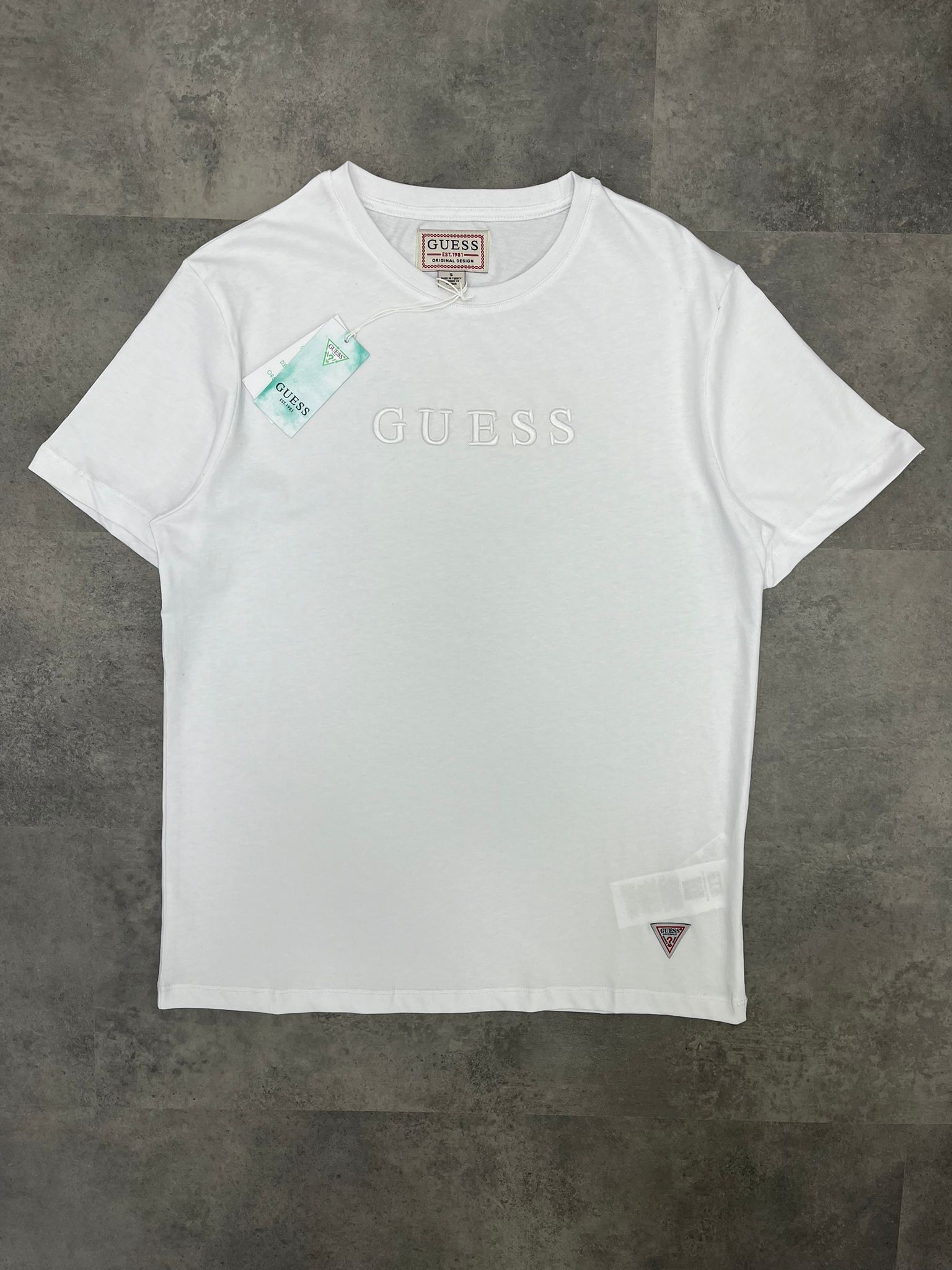 Yeni Sezon Ton To Tone  Mid Icon Logo White T-shirt
