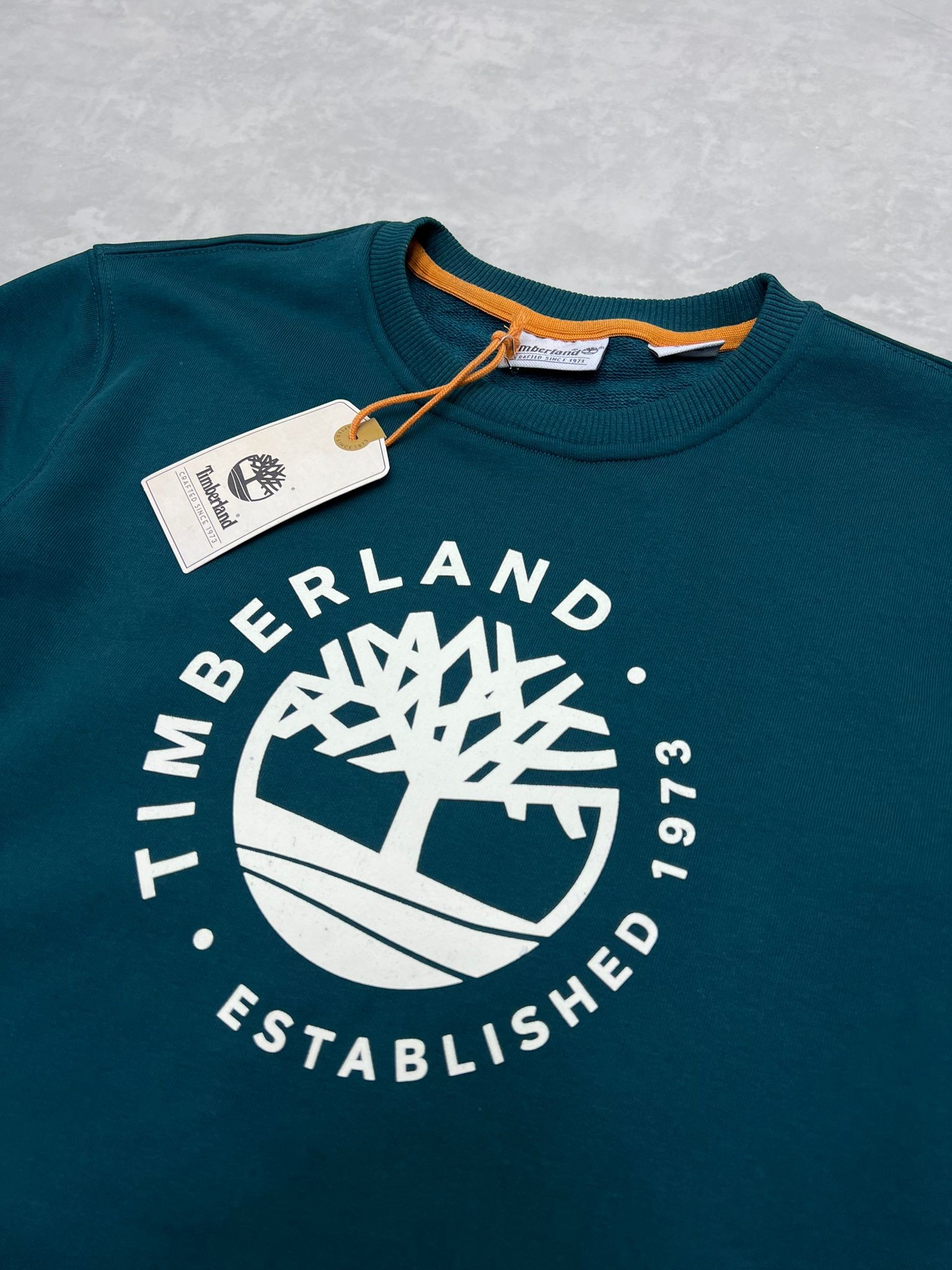 Mid Icon Logo Est.1973 Woden Light Petrol Yeşili Sweatshirt