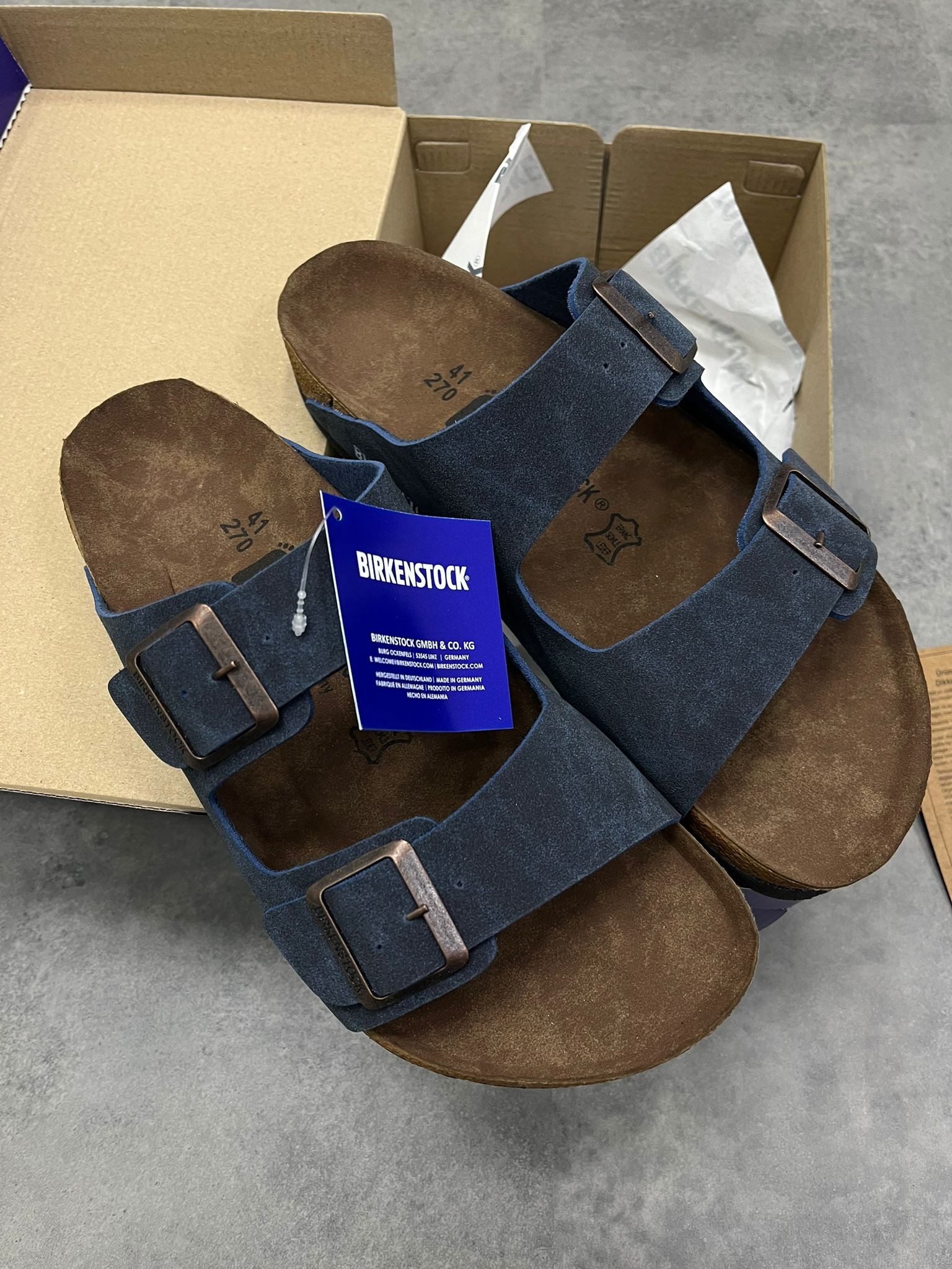 Yeni Sezon Özel Black Sandalet Premium İthal  Navy Blue  Erkek Terlik 