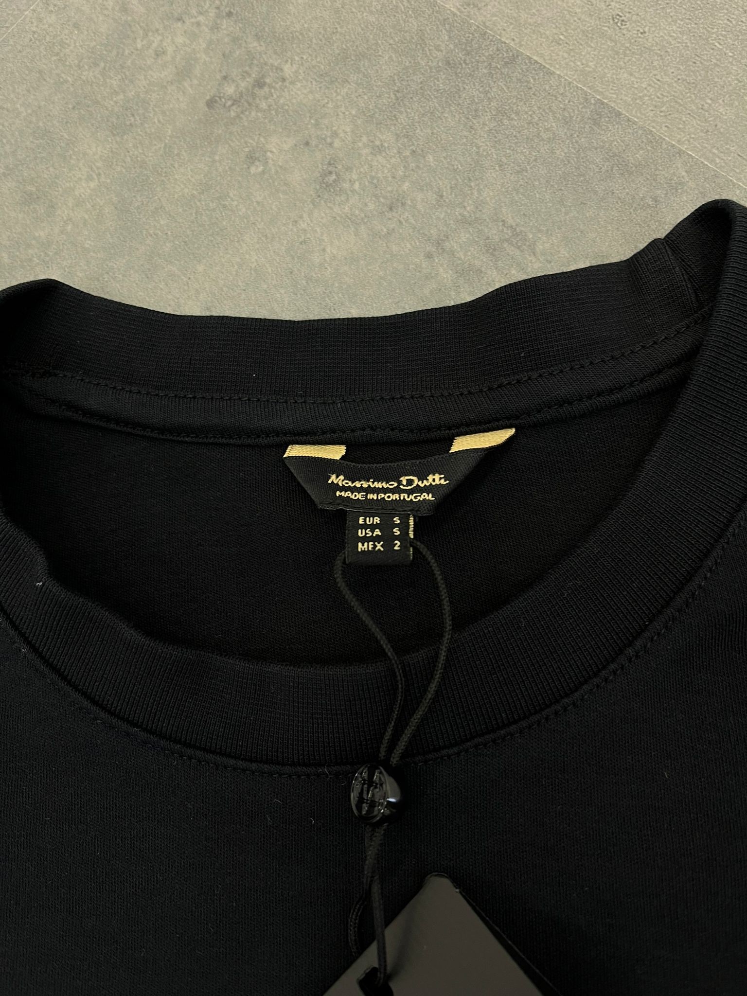 Yeni Sezon Organik Pamuk Mid Icon Logo Navy Blue T-shirt