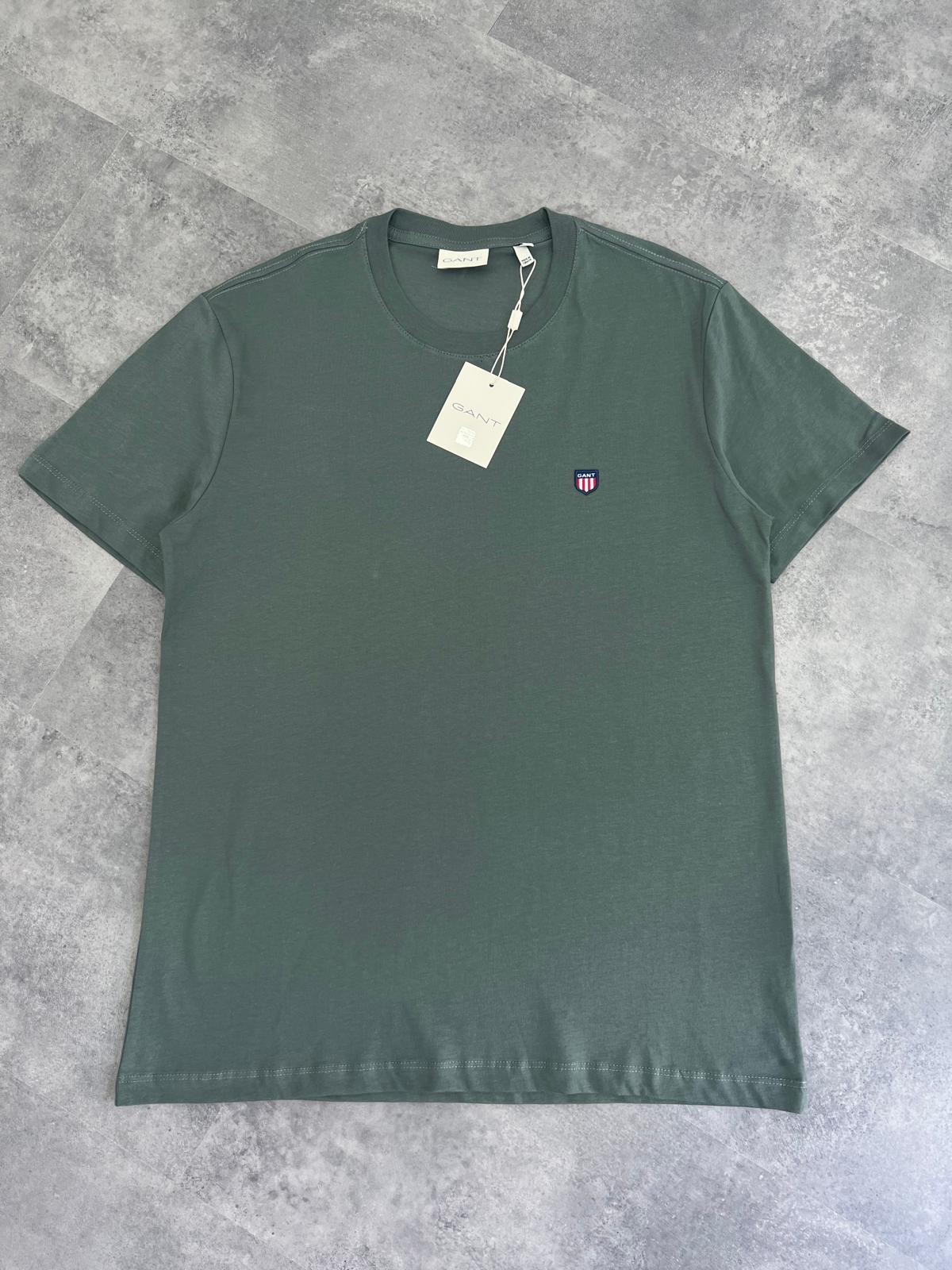 Yeni Sezon Basic Mini Logo Patch Arma Haki T-shirt