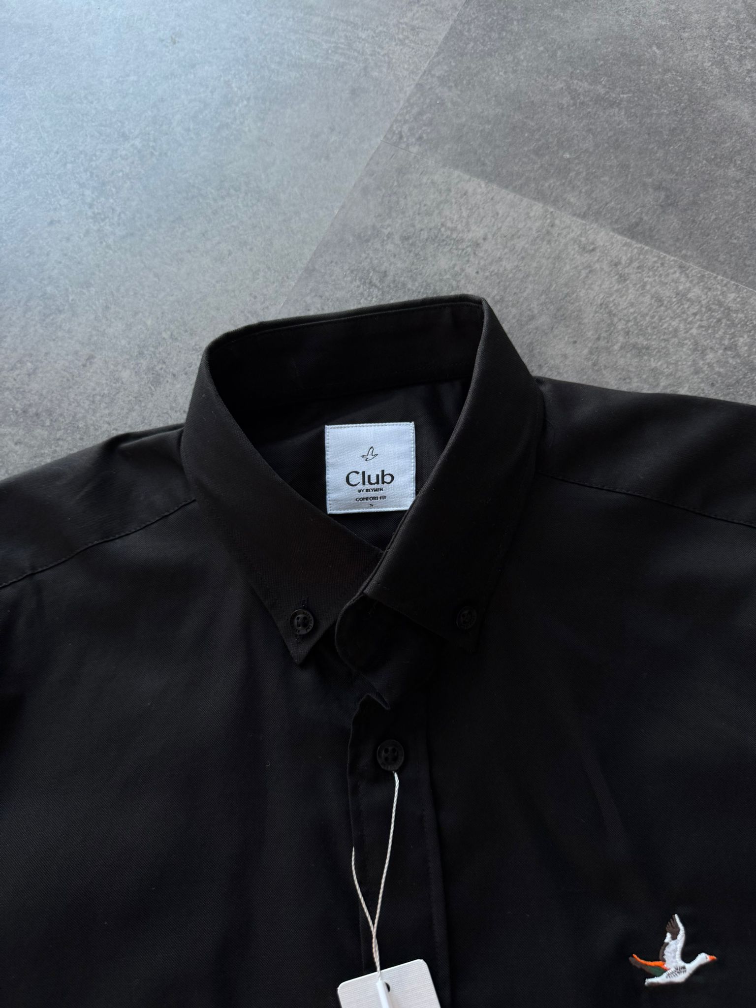 Yeni Sezon Basic Mini Logo Pamuk Oxford Gömlek