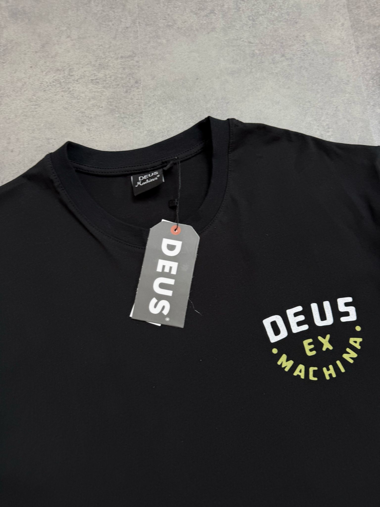 Yeni Sezon Ex Machina Customs Mountain Black T-shirt