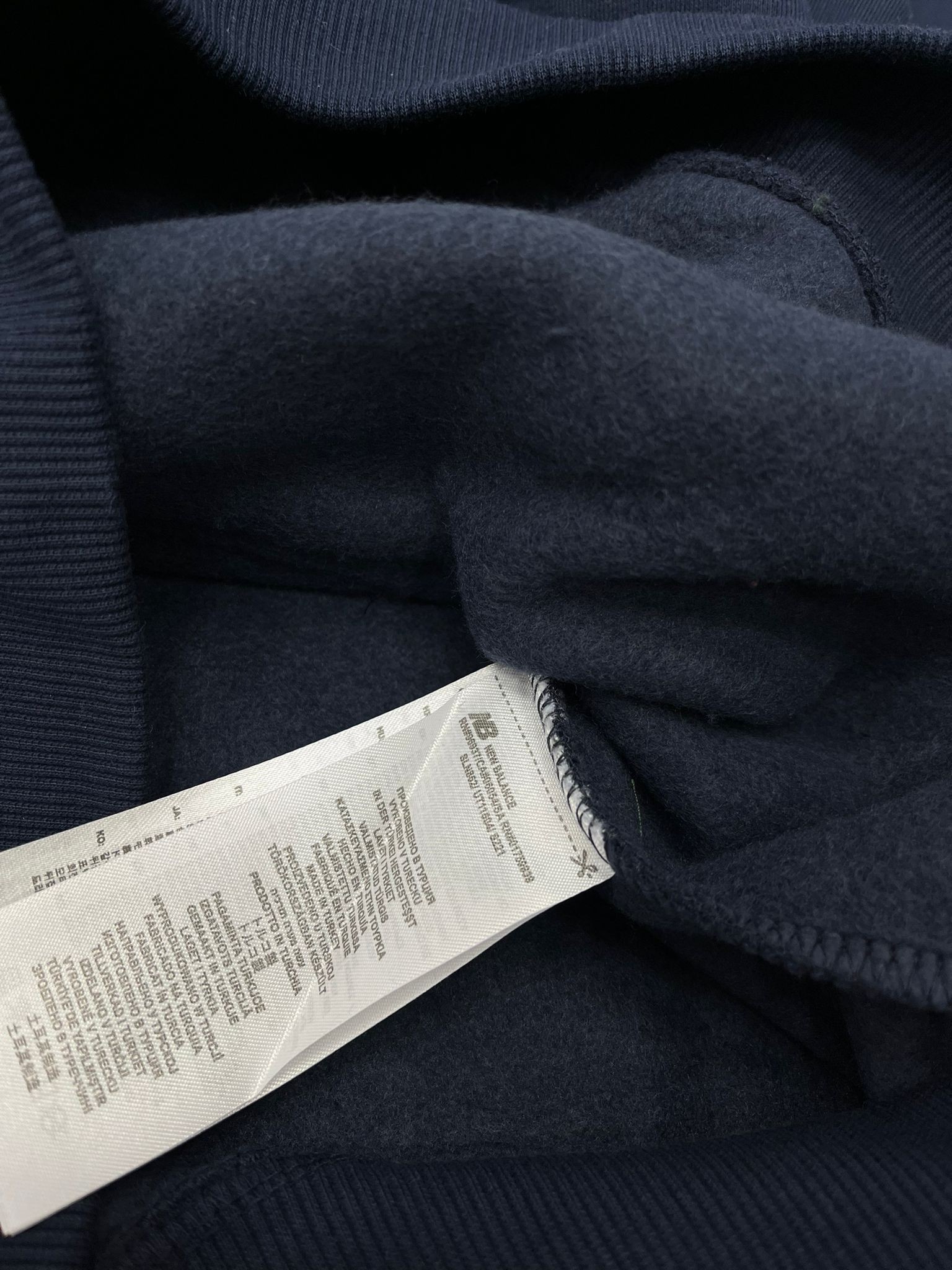 Mid Icon Logo Navy Blue Şardonlu Sweatshirt