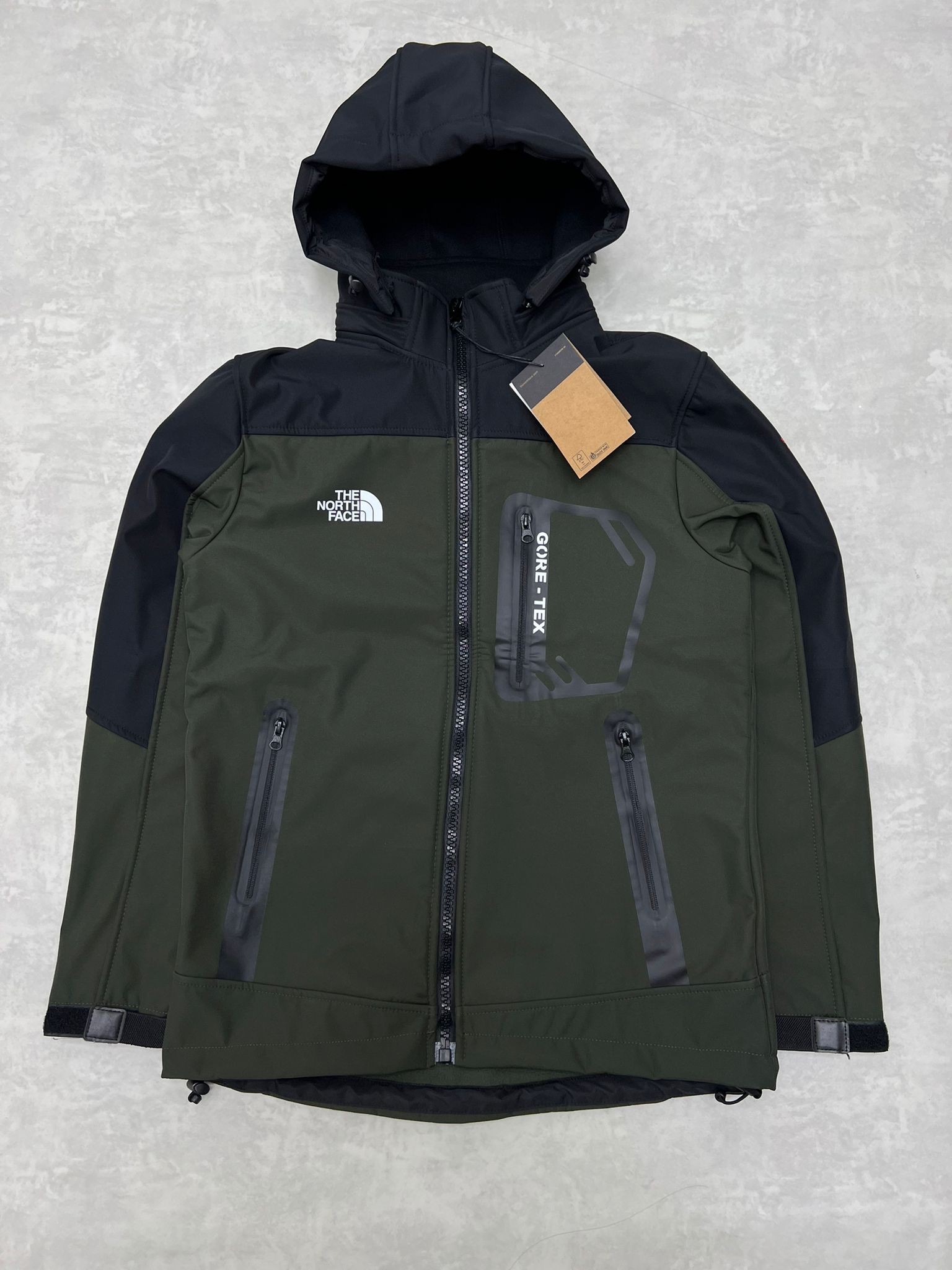 Yeni Sezon Shoftshell Su Geçirmez Gore-Tex Series Haki Mont