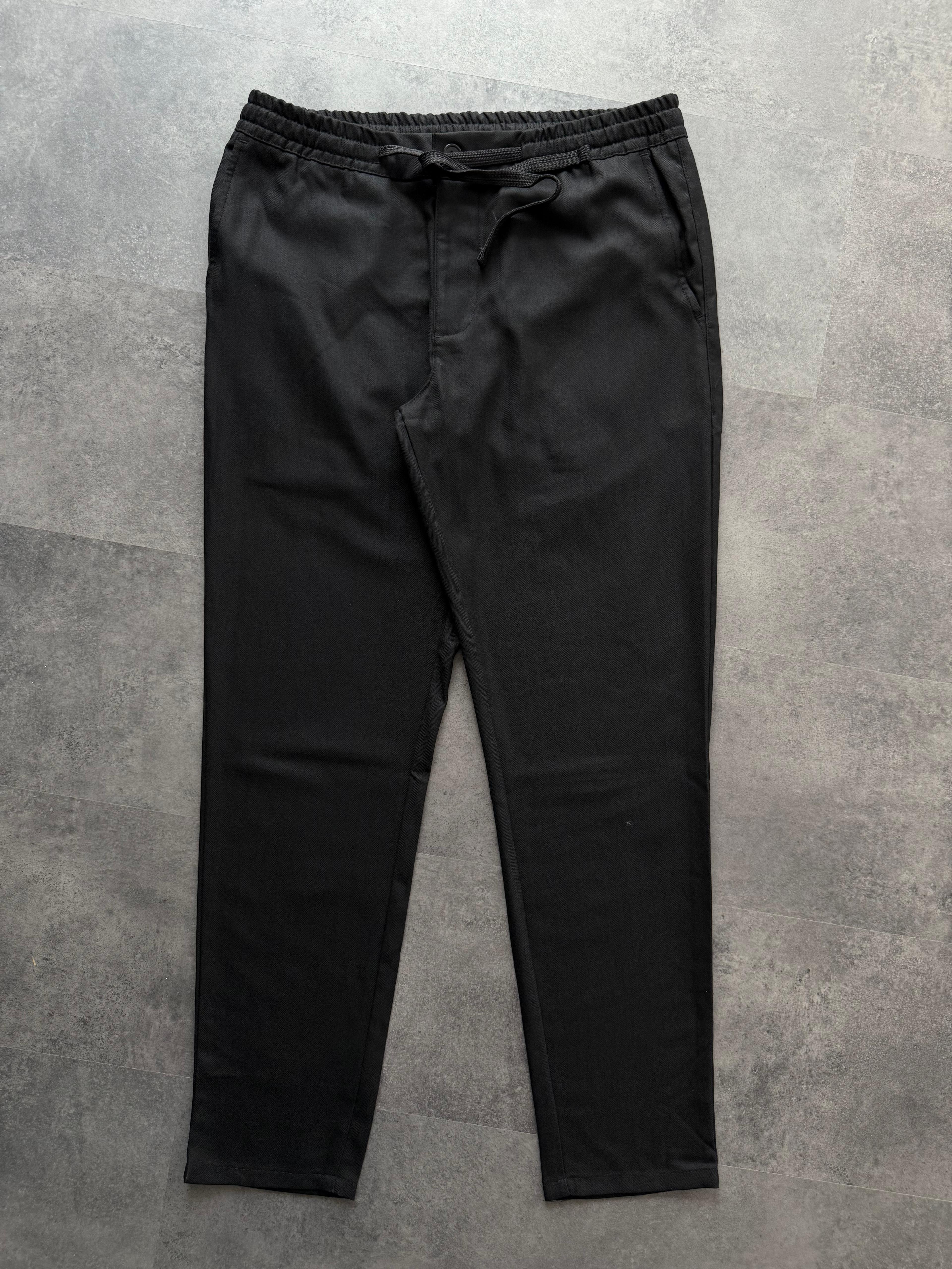 Yeni Sezon Kışlık Casual Kumaş Pantolon - SİYAH