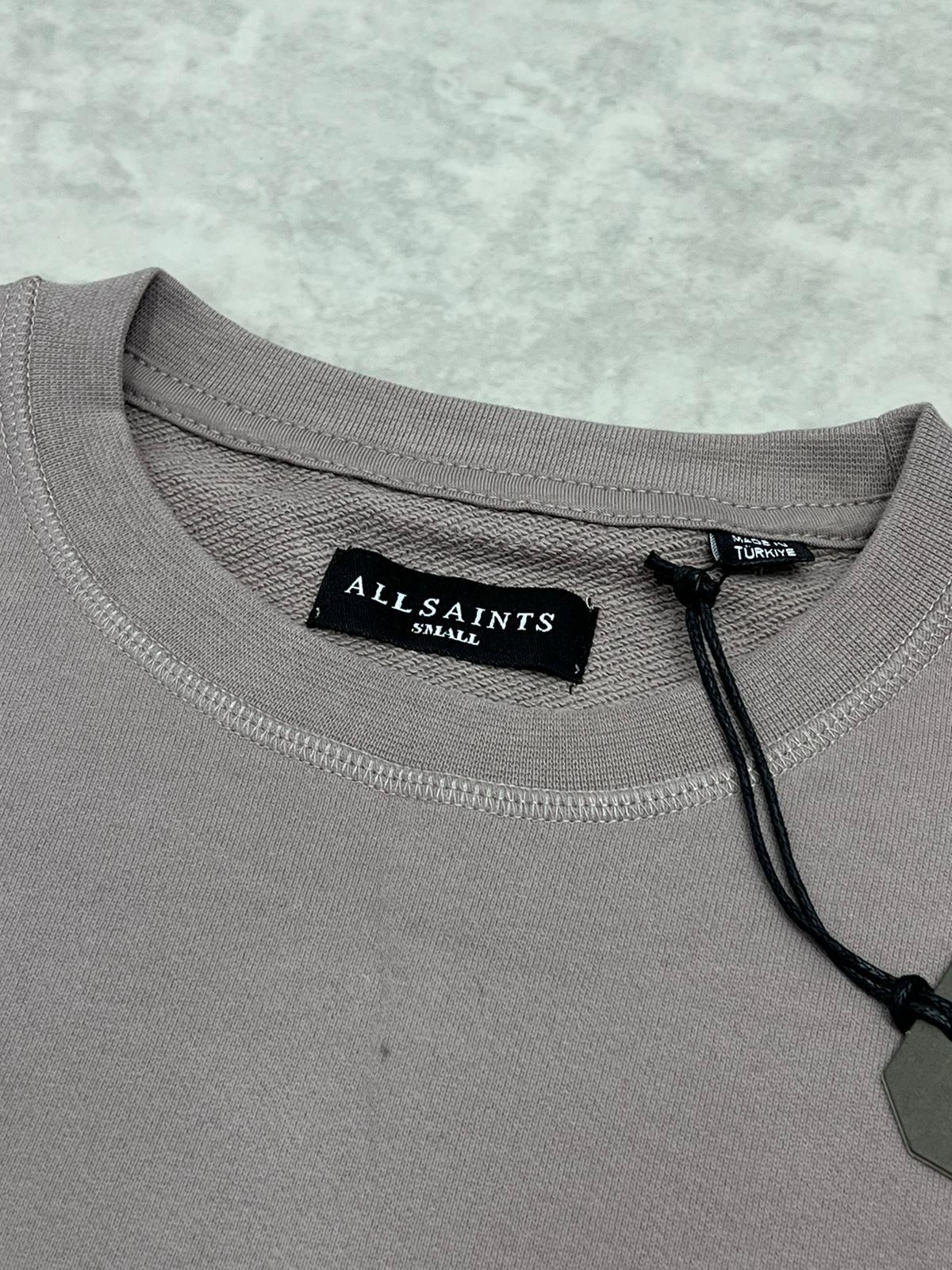Yeni Sezon  Basic Mini Logo Cream Sweatshirt