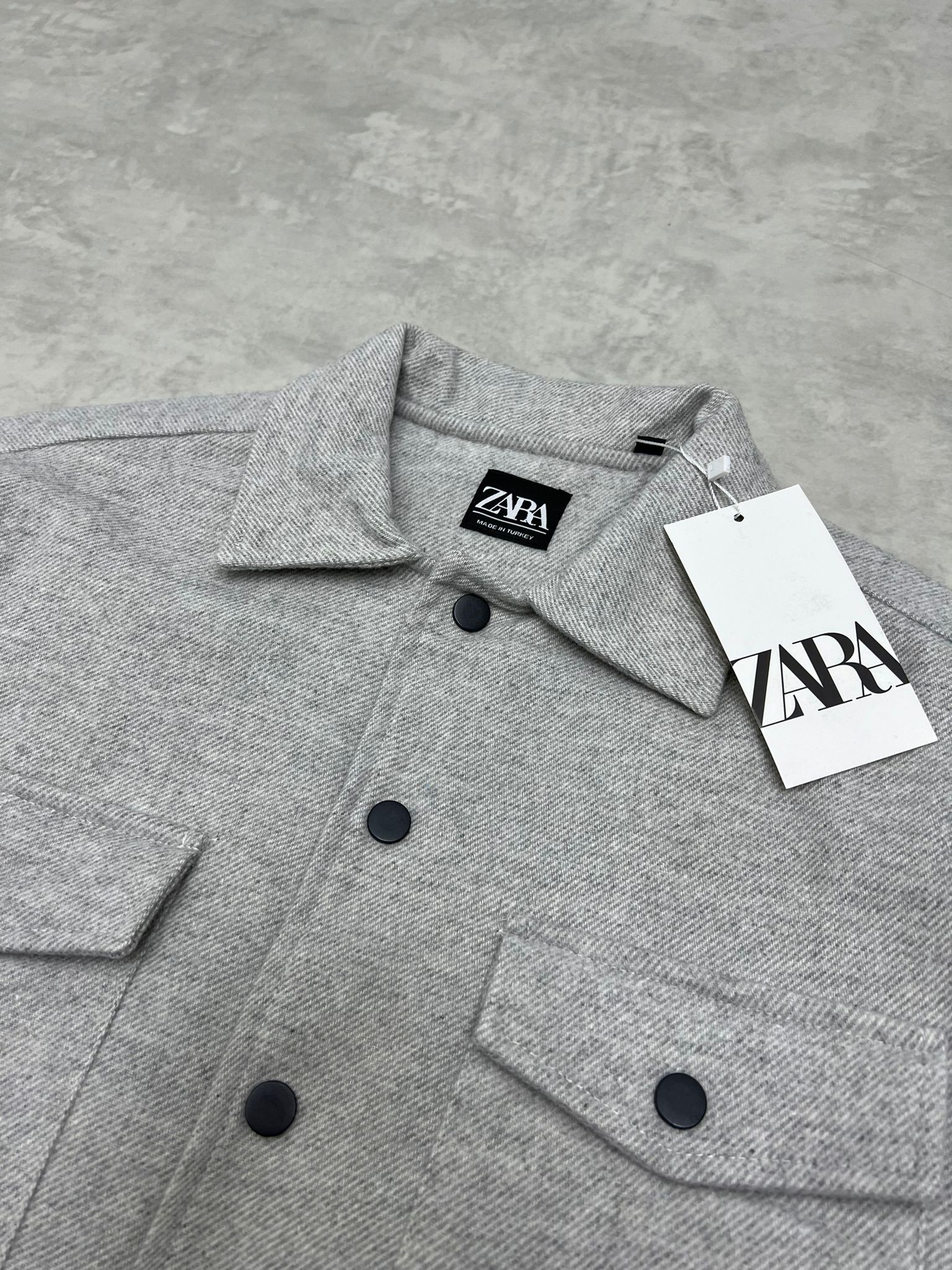 Yeni Sezon Astarlı Oduncu Gray Gömlek/Ceket 