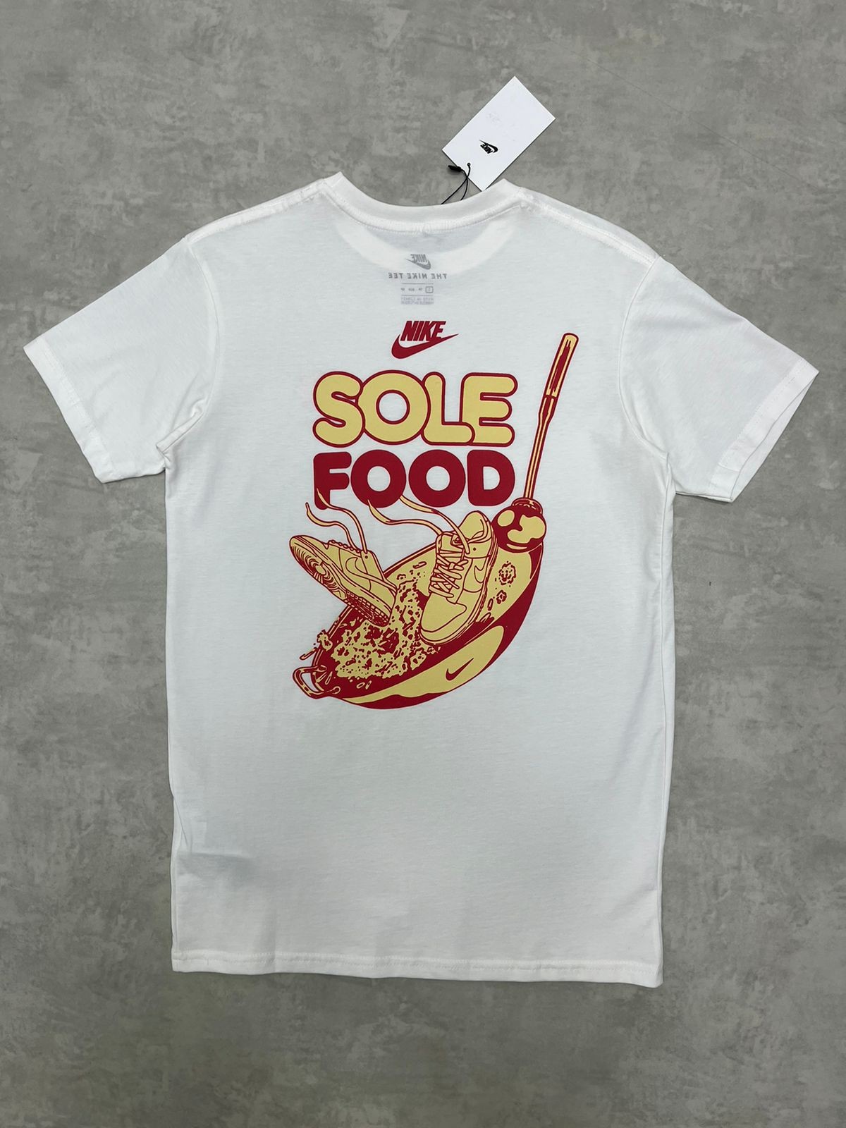 Sole Food Cream Back Print  T-shirt