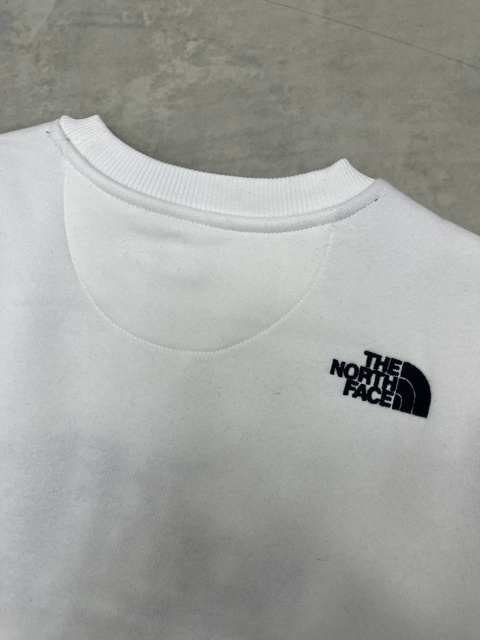 Yeni Sezon Mid İcon Full Nakış Logo  White Sweatshirt