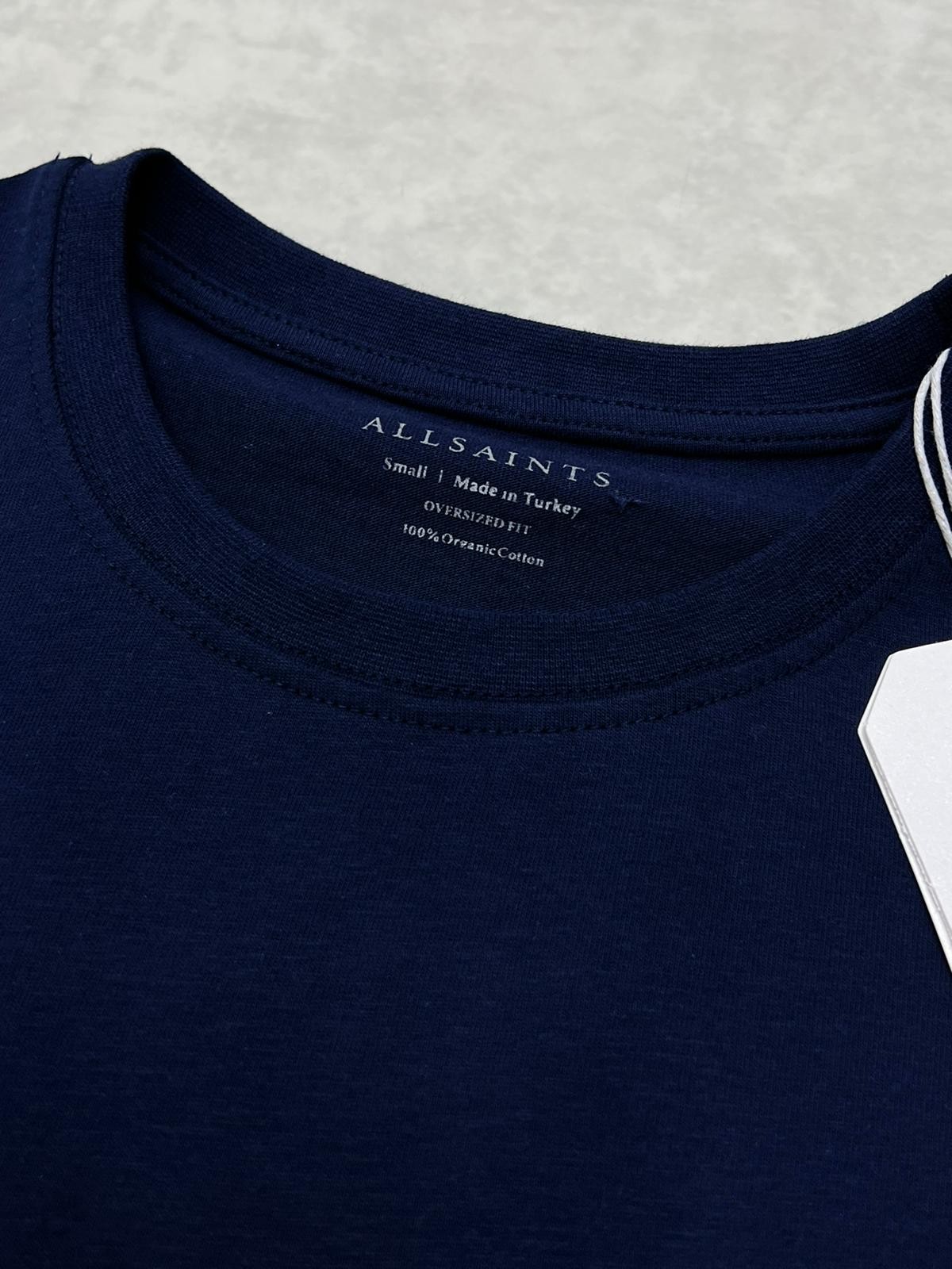 London Limited Circle Long Navy Blue  T-shirt