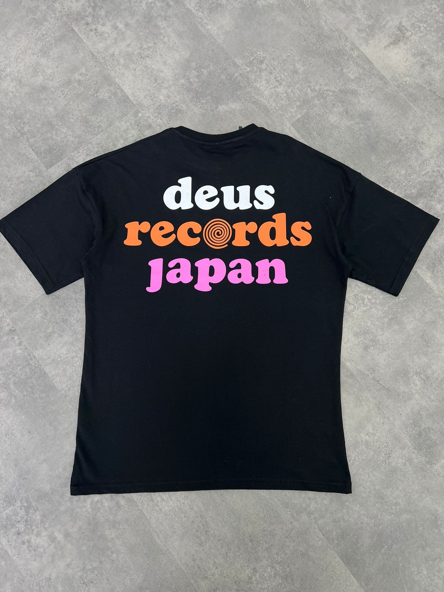 Yeni Sezon Back To Print Records Japan Ex Machına Black T-shirt