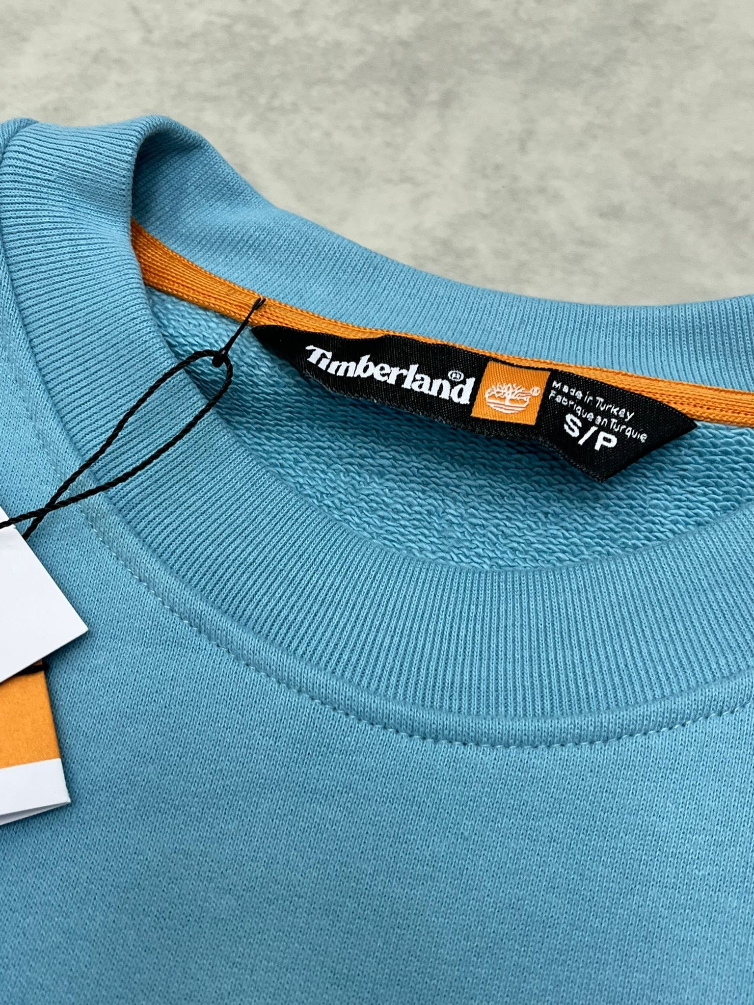 Basic Mini Logo Classic Light Blue Sweatshirt