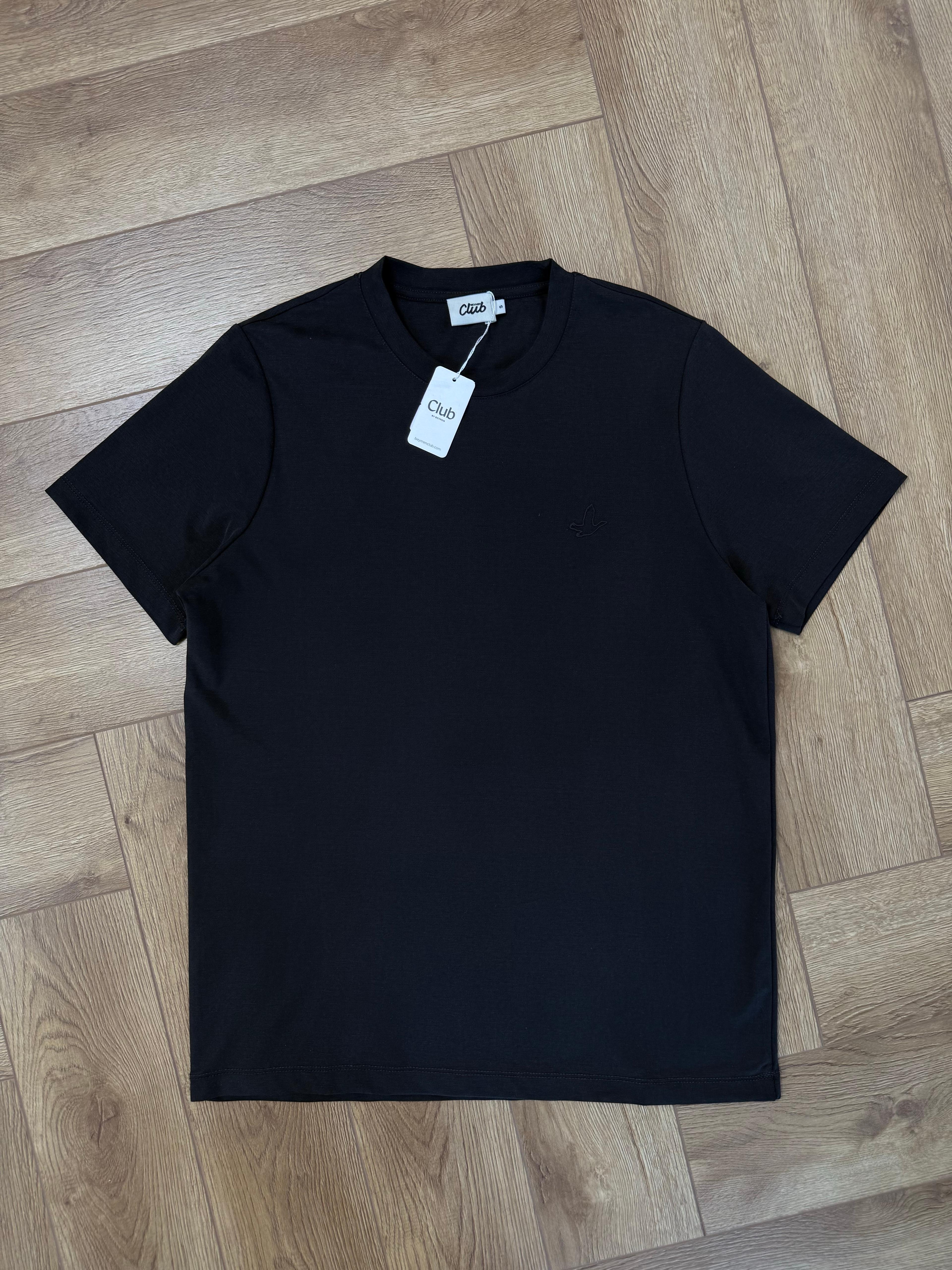 Yeni Sezon Modal Kumaş Özel Premium T-shirt - SİYAH
