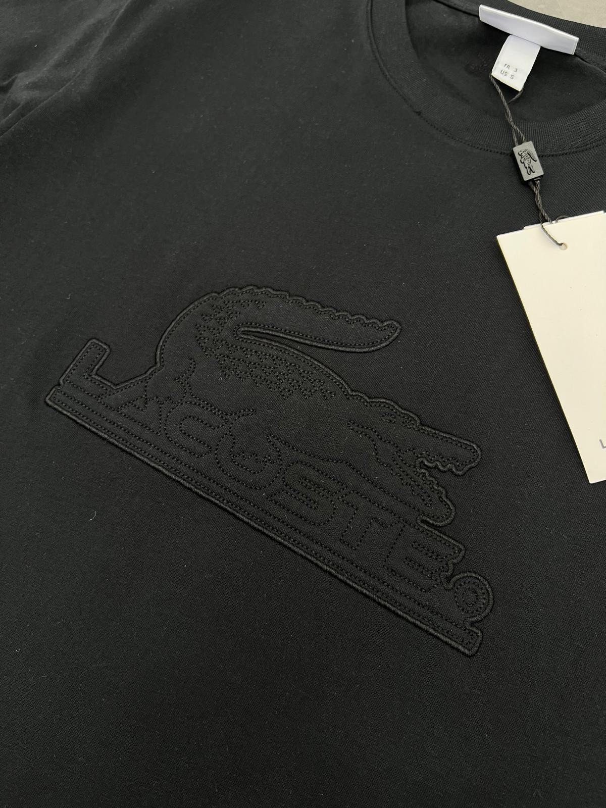 Yeni Sezon Mid Icon Full Nakış Logo Retro Again Logo Black T-shirt