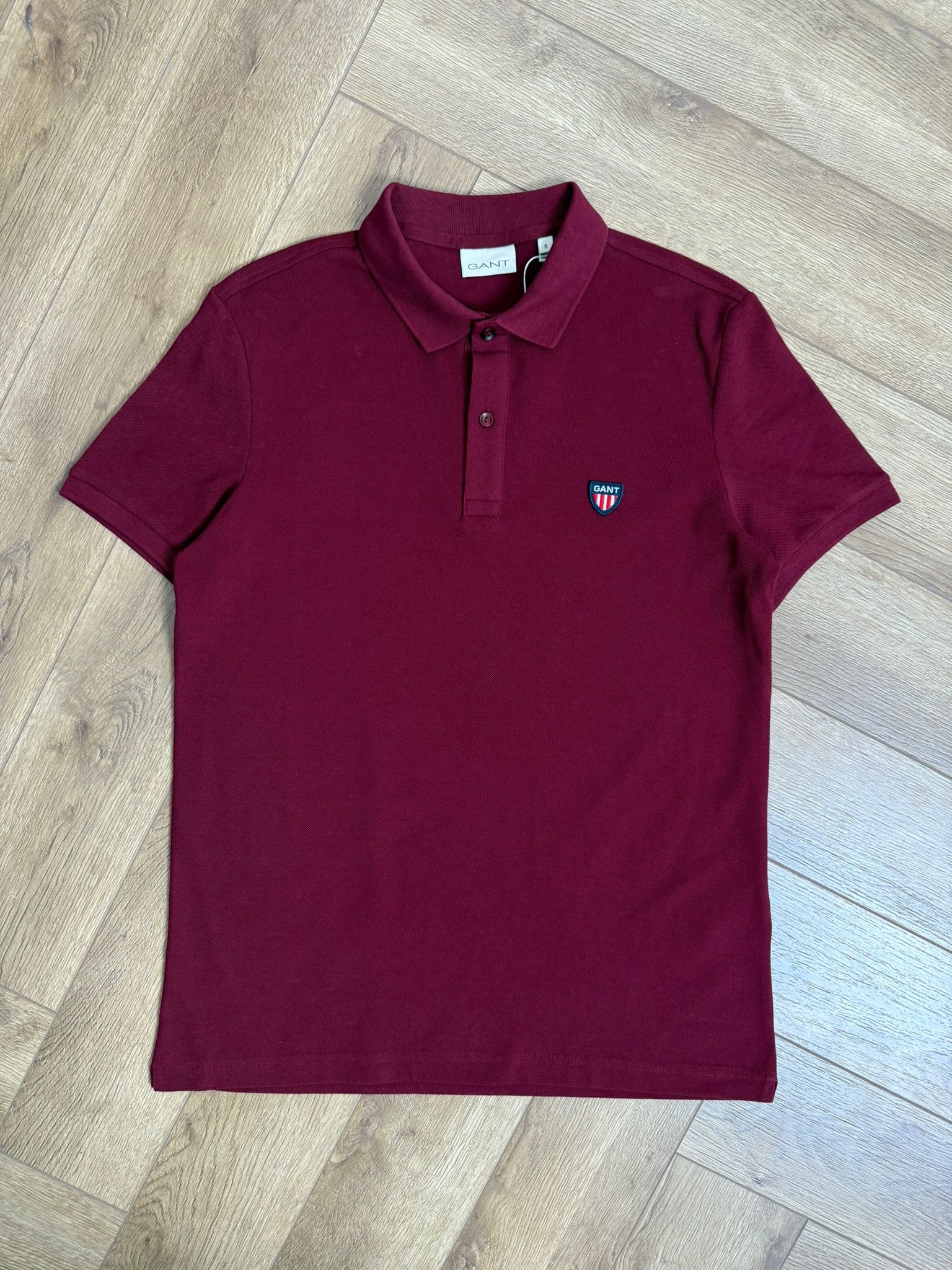 Yeni Sezon Patch Arma Basic Mini Logo Polo Yaka - BORDO