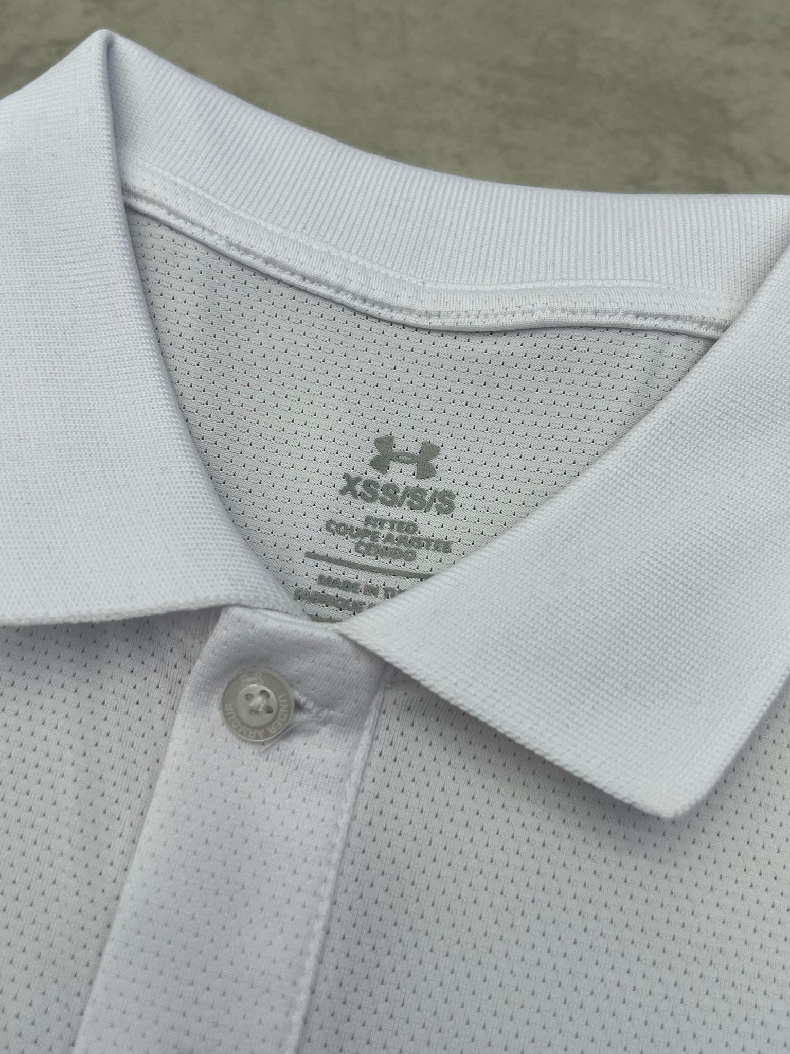 Classic Clima Cool (Nefes Alan) White Polo Yaka T-shirt