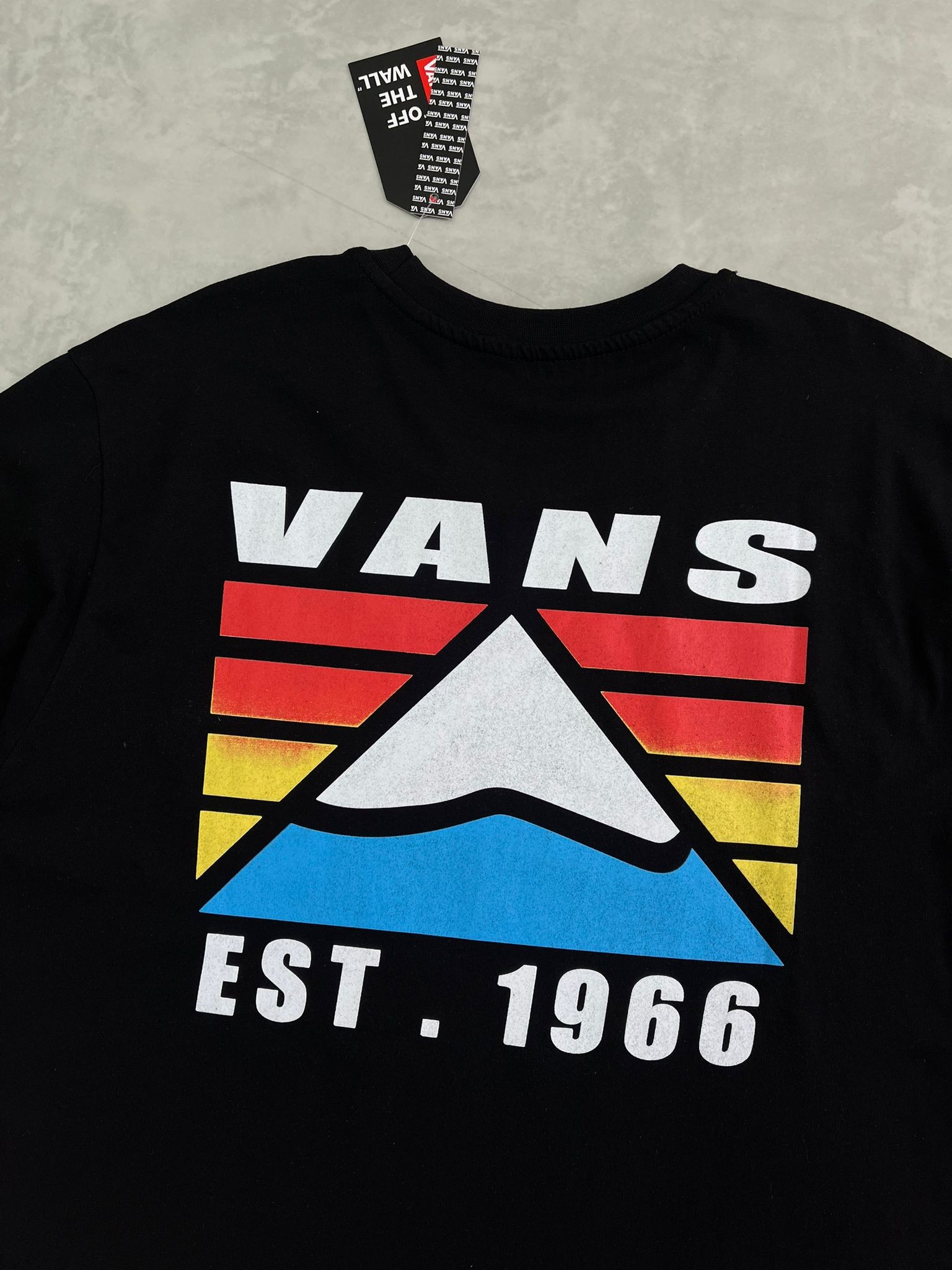 Yeni Sezon Back To Print Est.1966  Black T-shirt