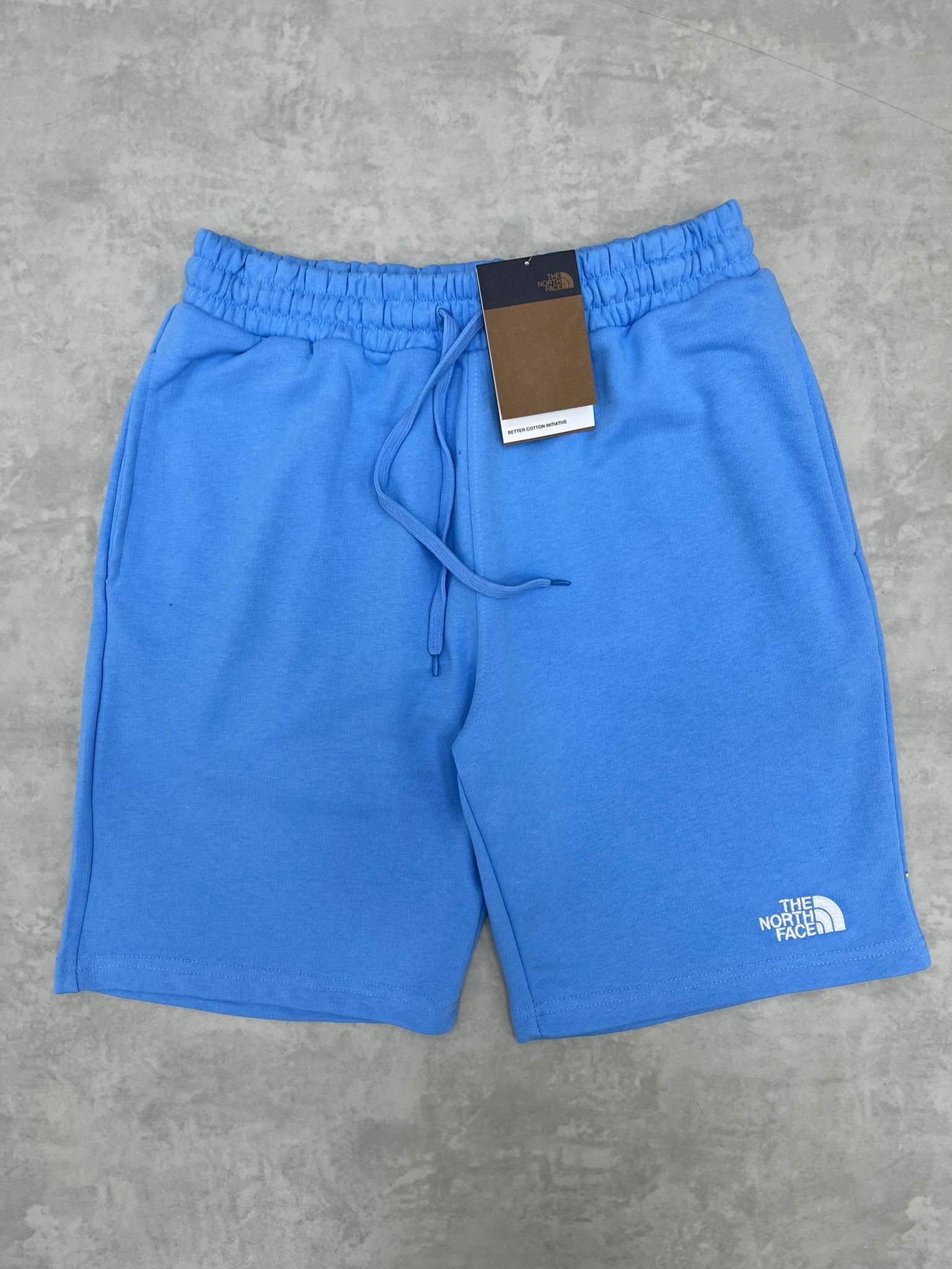 3 İplik Şardonsuz Classic Logo Blue Şort