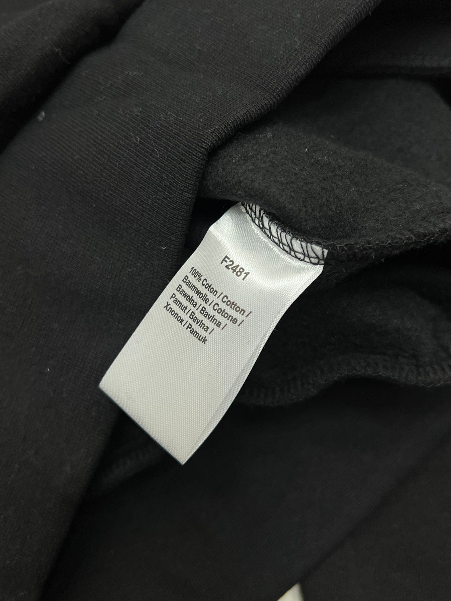 Yeni Sezon  Mini Logo Basic Black Sweatshirt