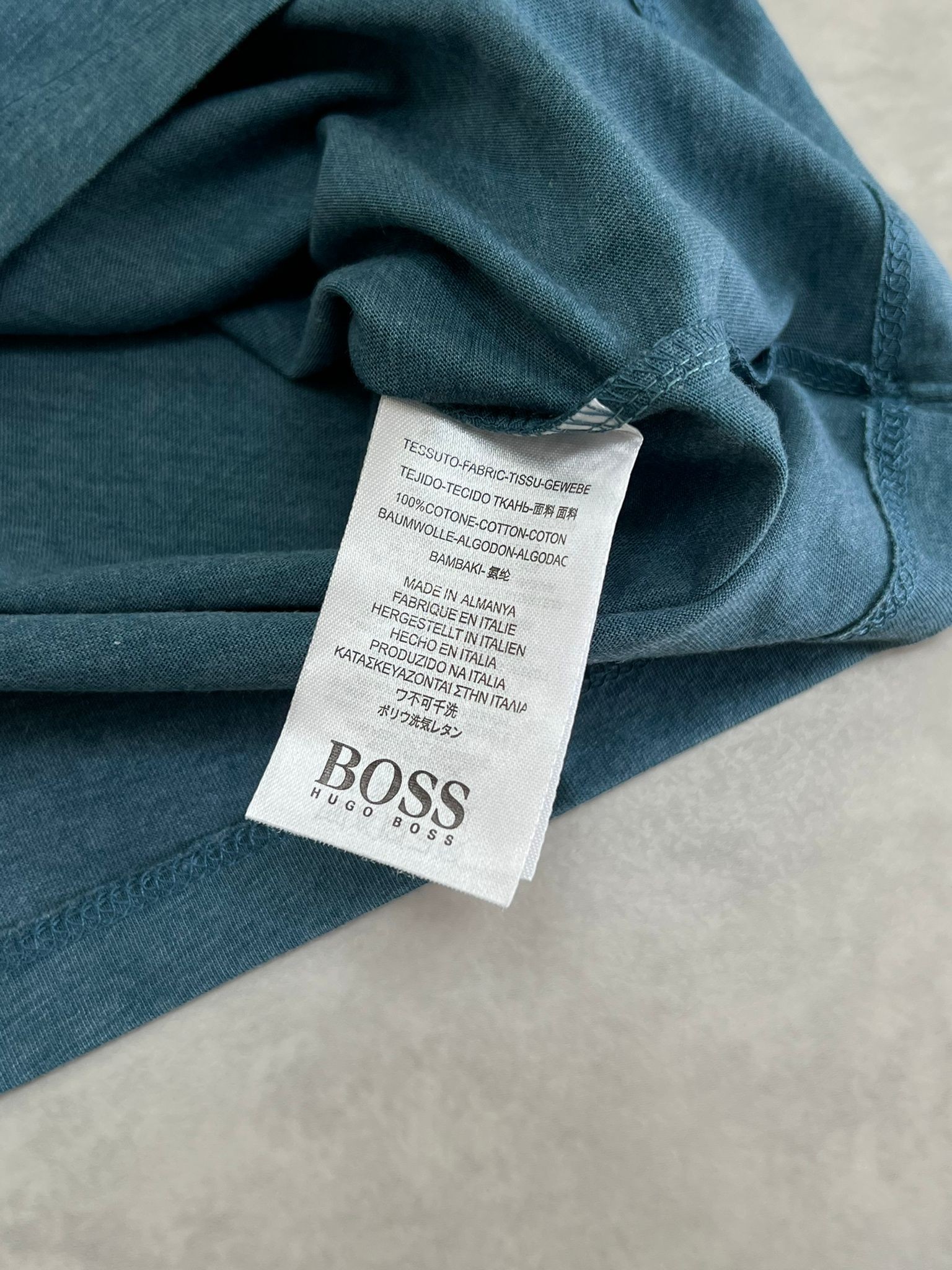 Petrol Yeşili  Basic Mini Logo Classic  T-shirt