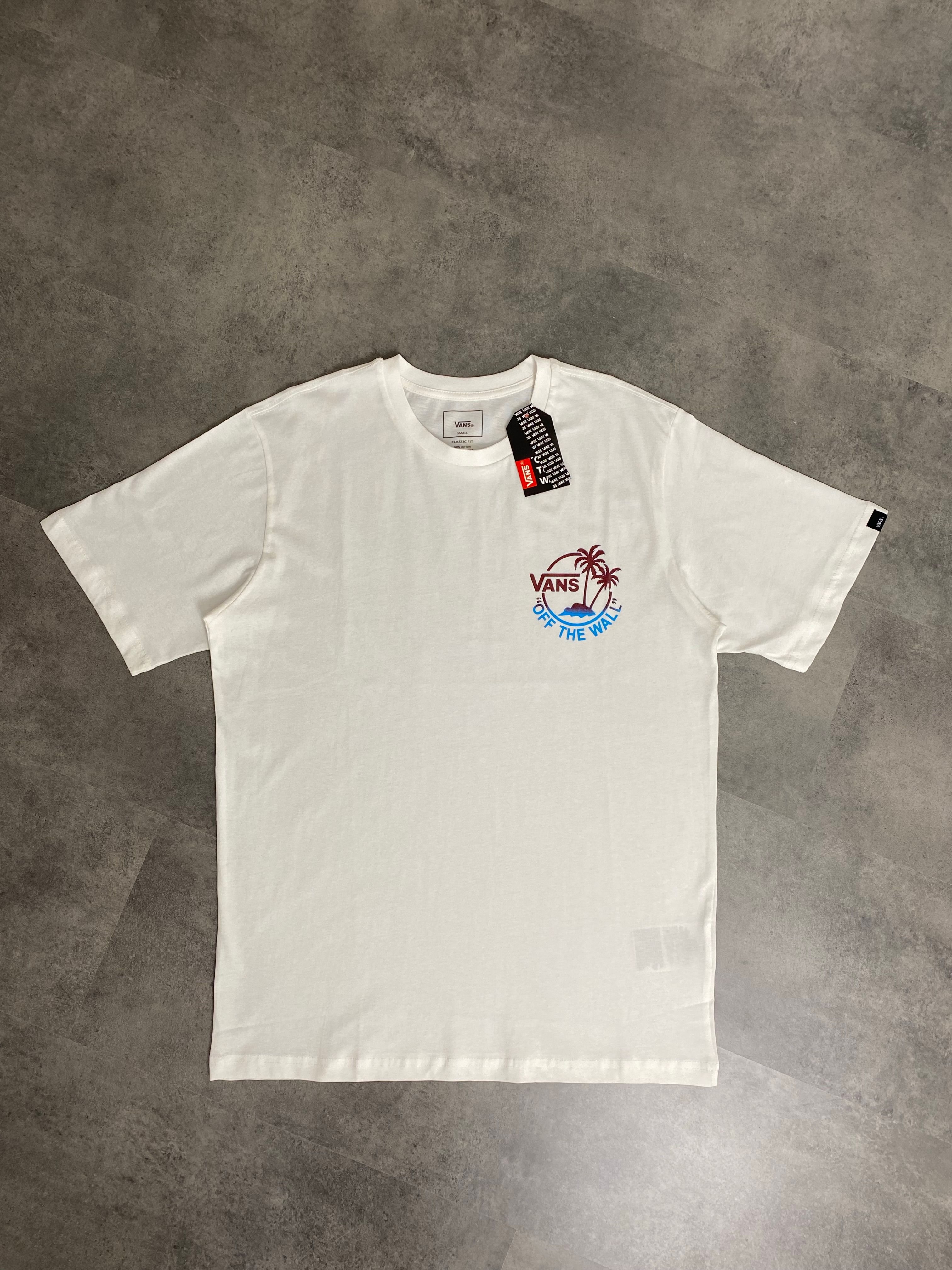 Yeni Sezon Basic Palm Off The Wall Print T-shirt - BEYAZ