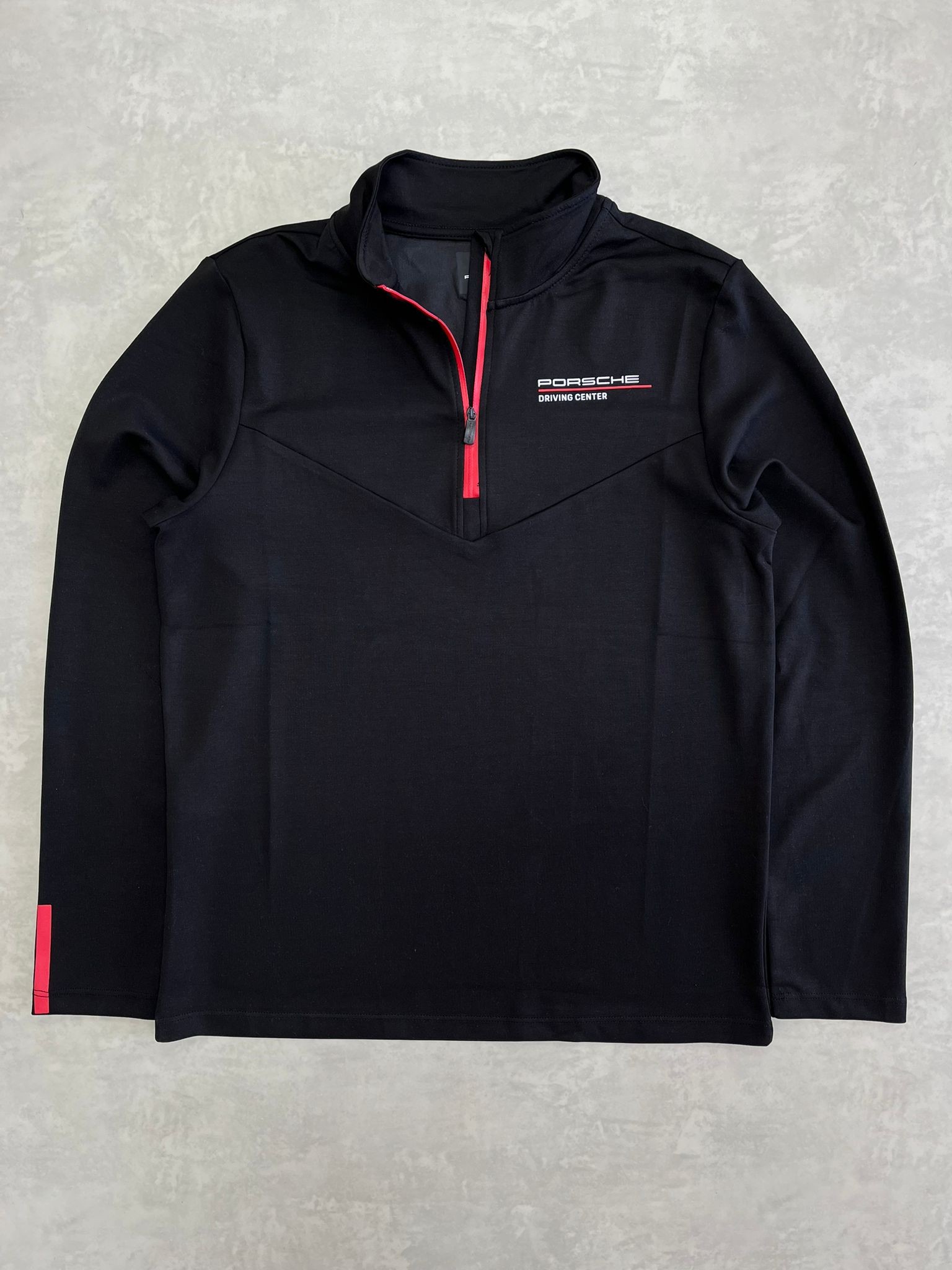 Özel Seri Yarım Fermuarlı Long Sleeve Black T-shirt 