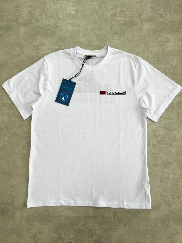 Mountain  Mini Logo White T-shirt