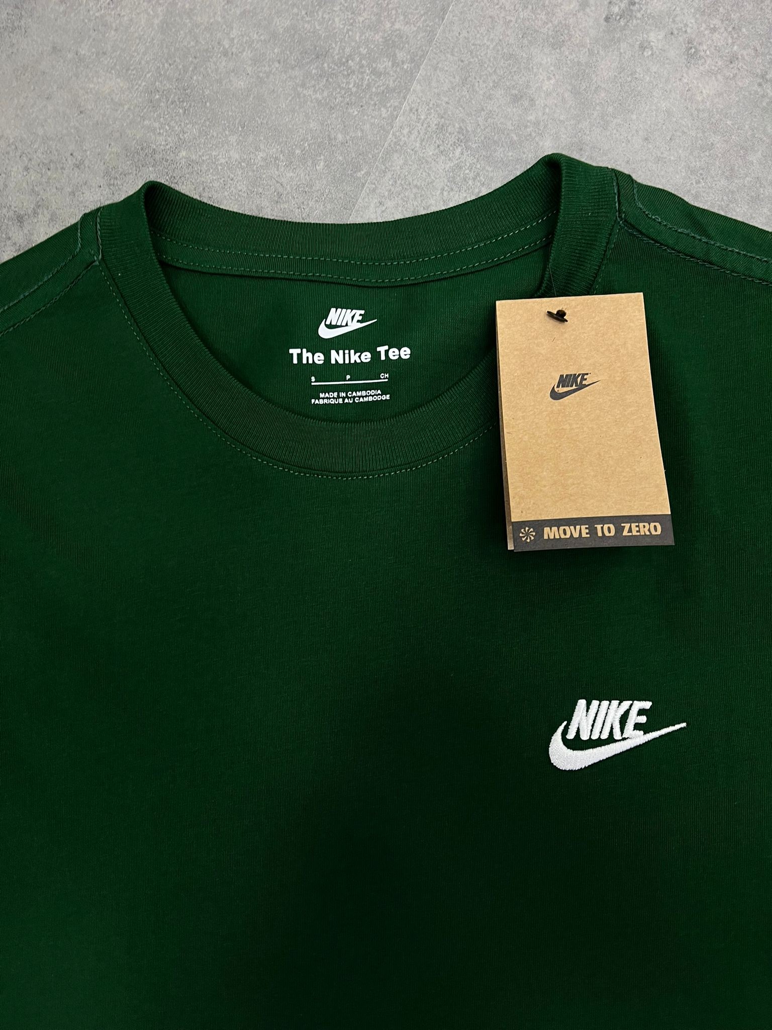 Yeni Sezon Club Basic Mini Logo Green T-shirt