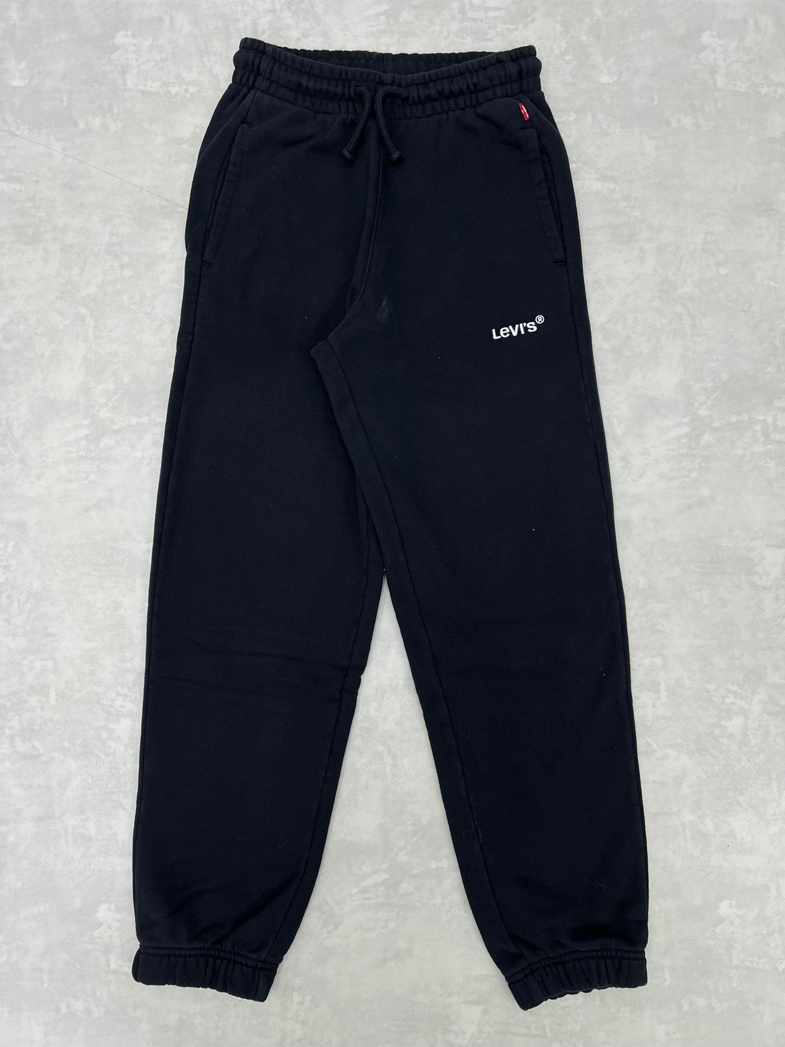 Kışlık Kalın Kumaş Black Mini Nakış Logo Jogger