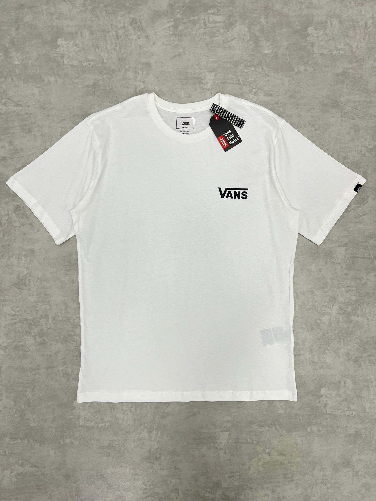 Yeni Sezon Basic Mini Logo Classic Cream T-shirt