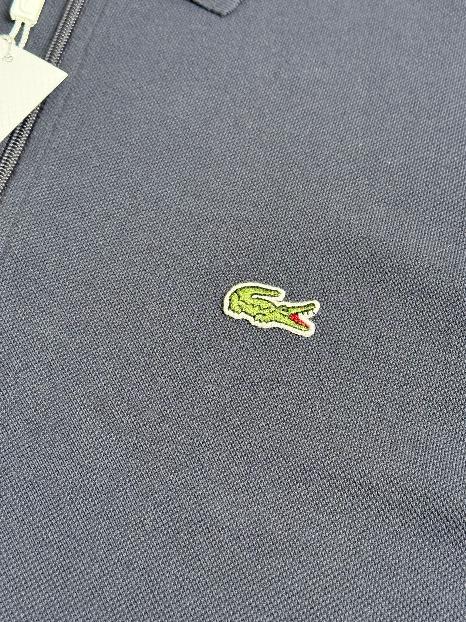 Yeni Sezon Yarım Fermuarlı Basic Mini Logo Polo Yaka 