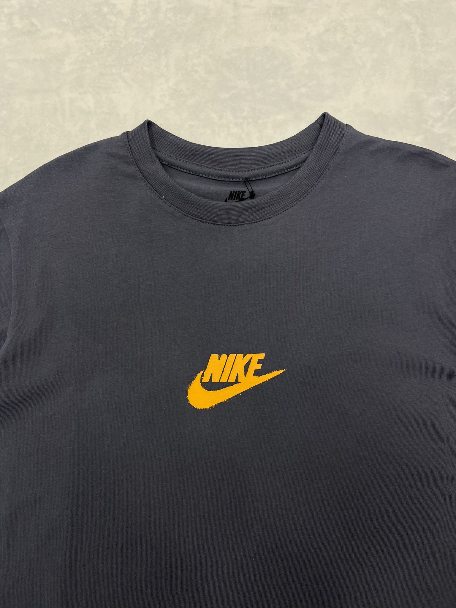 Icon Back To Print Antrasit Logo T-shirt