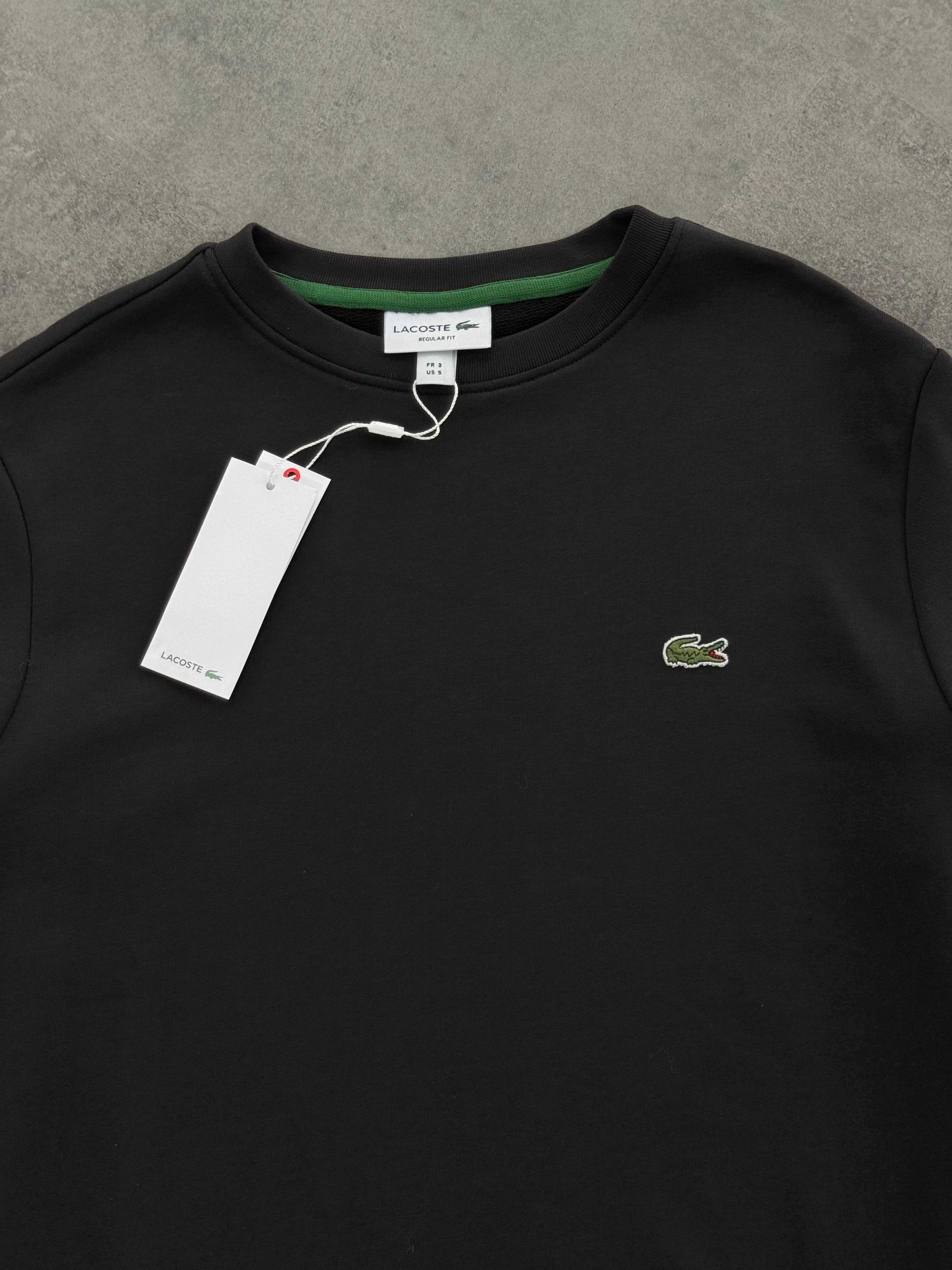 Yeni Sezon Basic Mini Logo Üç İplik Şardonsuz Sweatshirt