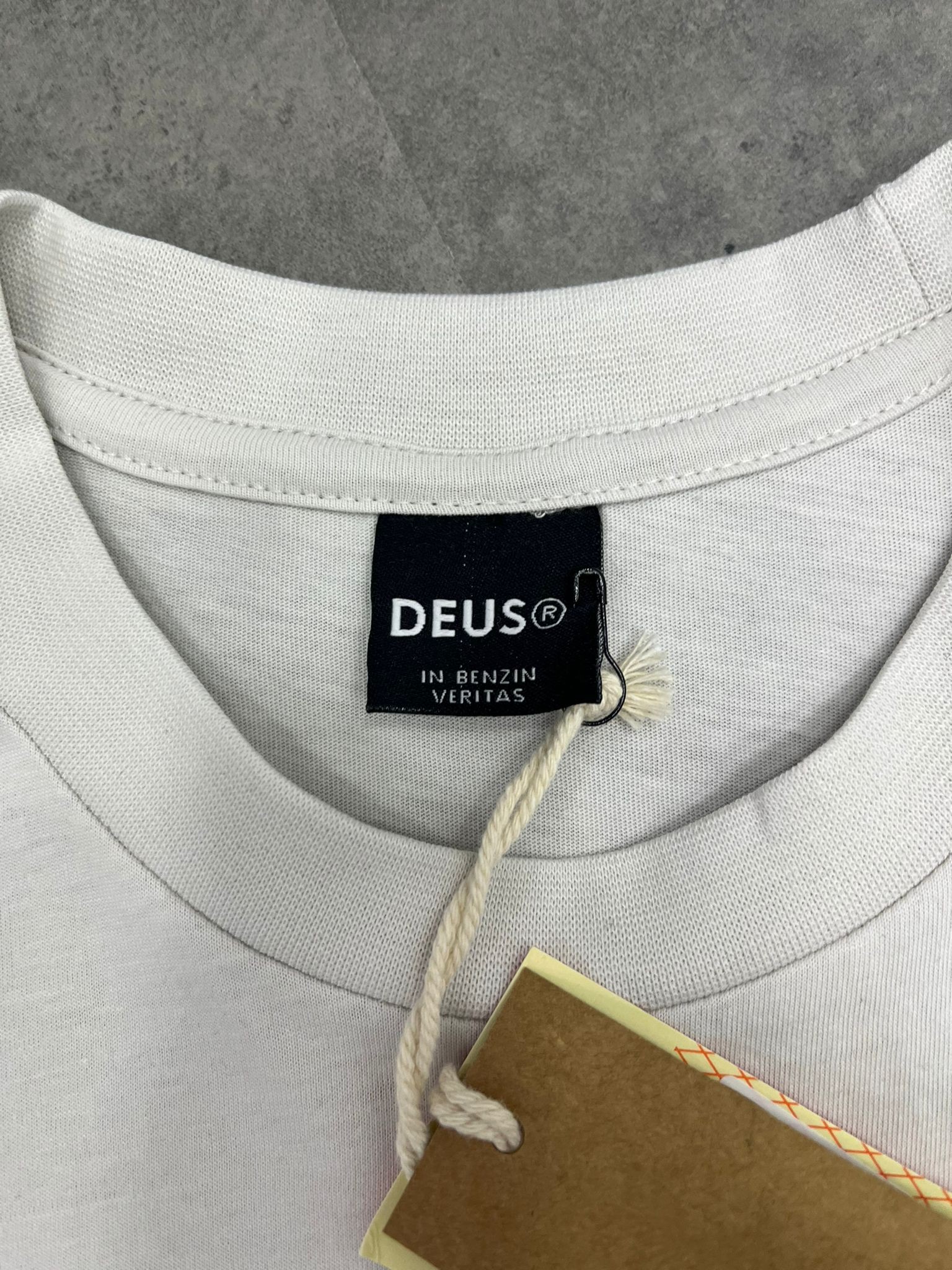 Yeni Sezon Ex Machina Fire Flay Light Gray T-shirt