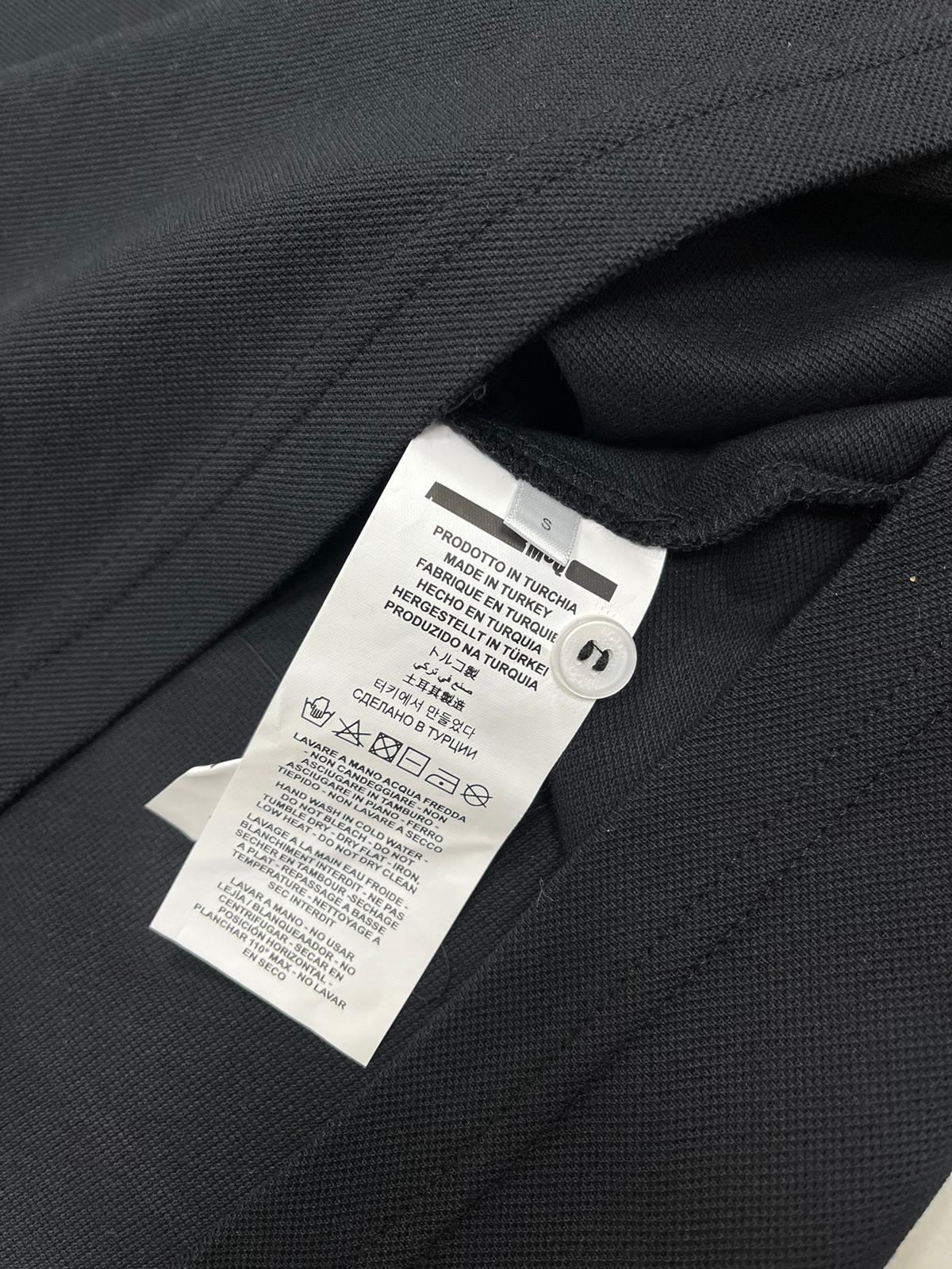 Classic Ceest Logo Basic Black Polo Yaka T-shirt