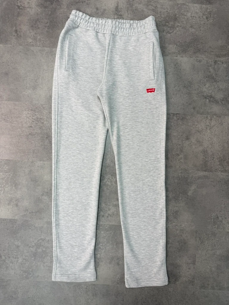 Yeni Sezon Basic Classic Mini Logo Üç İplik Eşofman Altı - AÇIK GRİ